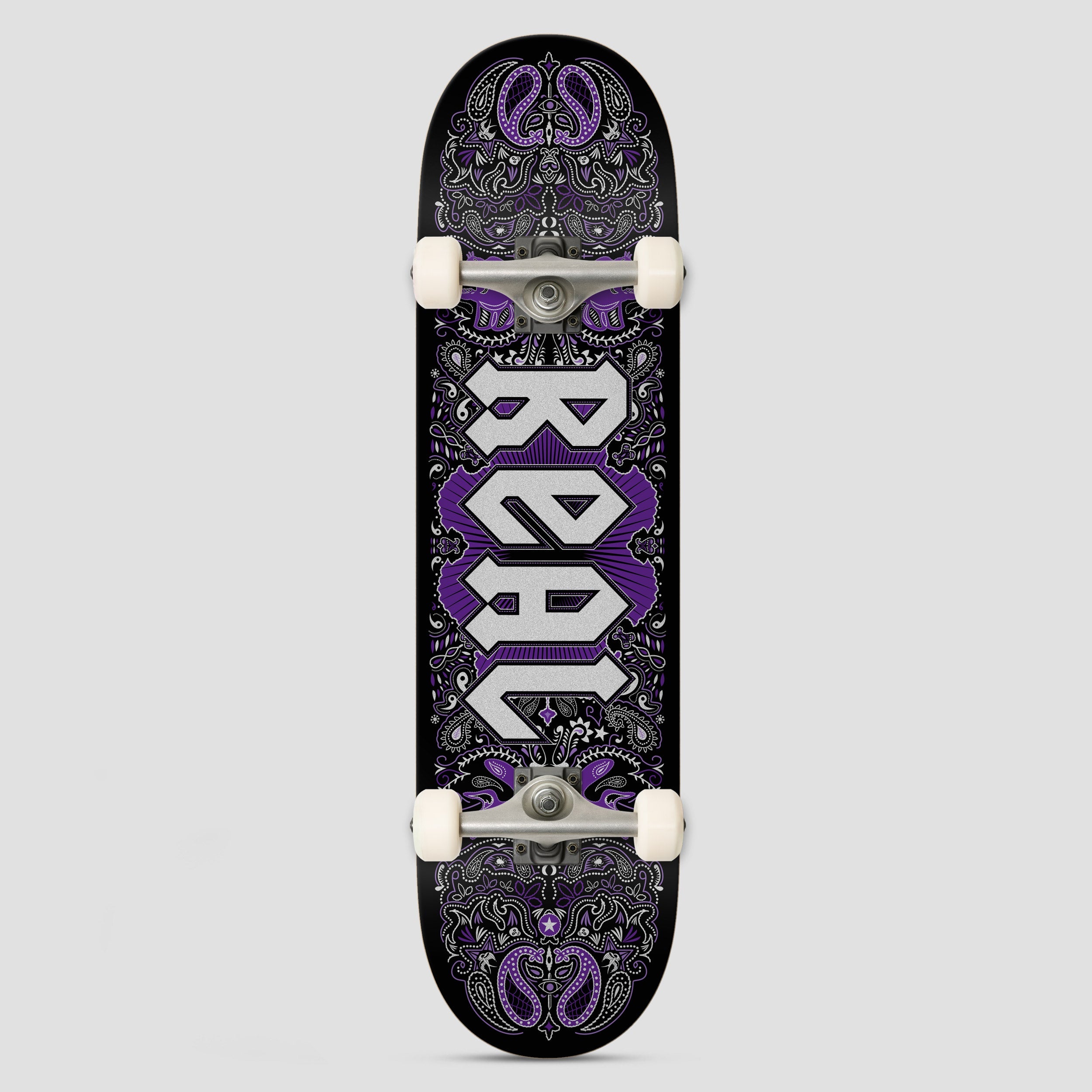Real 8.25 Bandana Series Complete Skateboard Purple