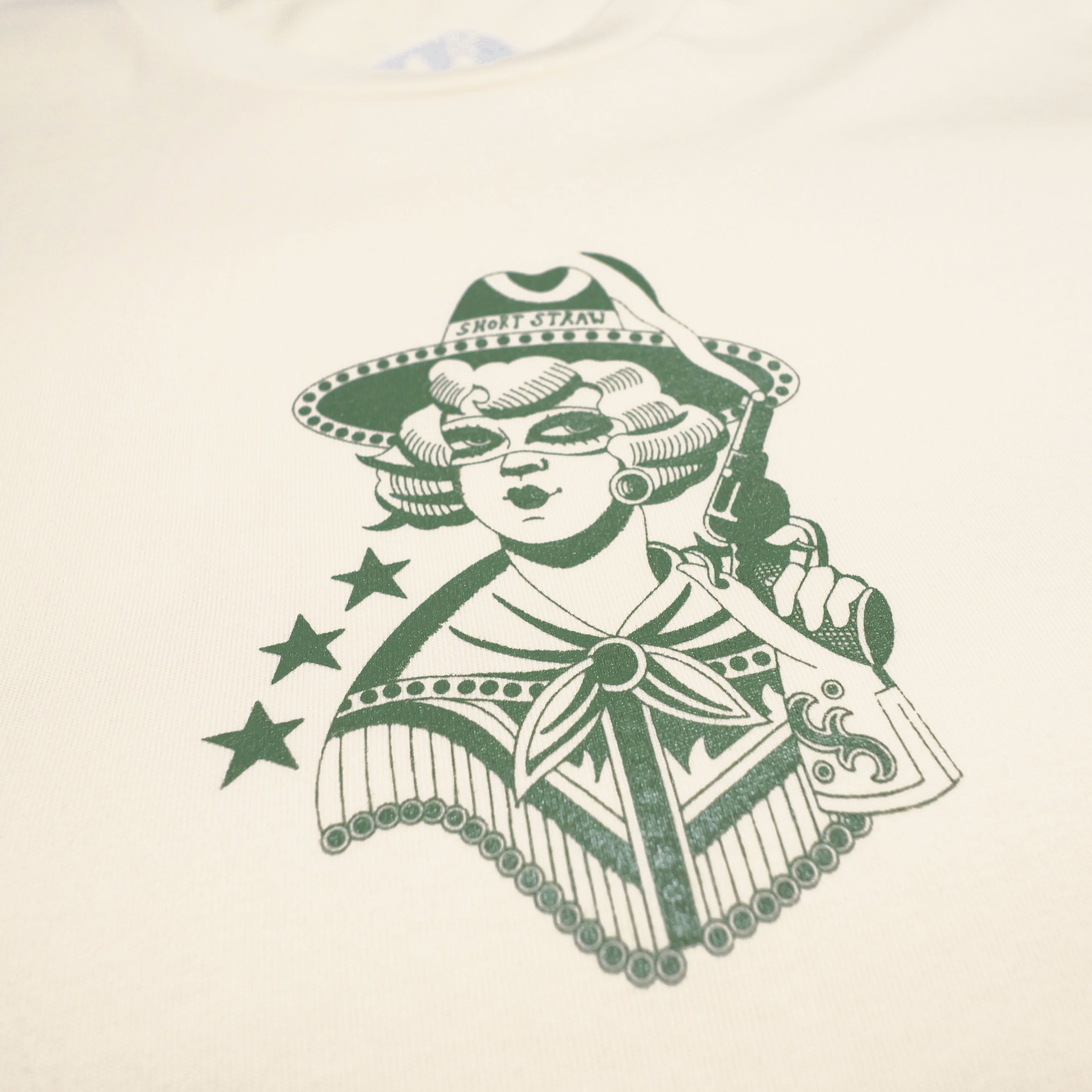 Short Straw Rockett T-Shirt Ecru