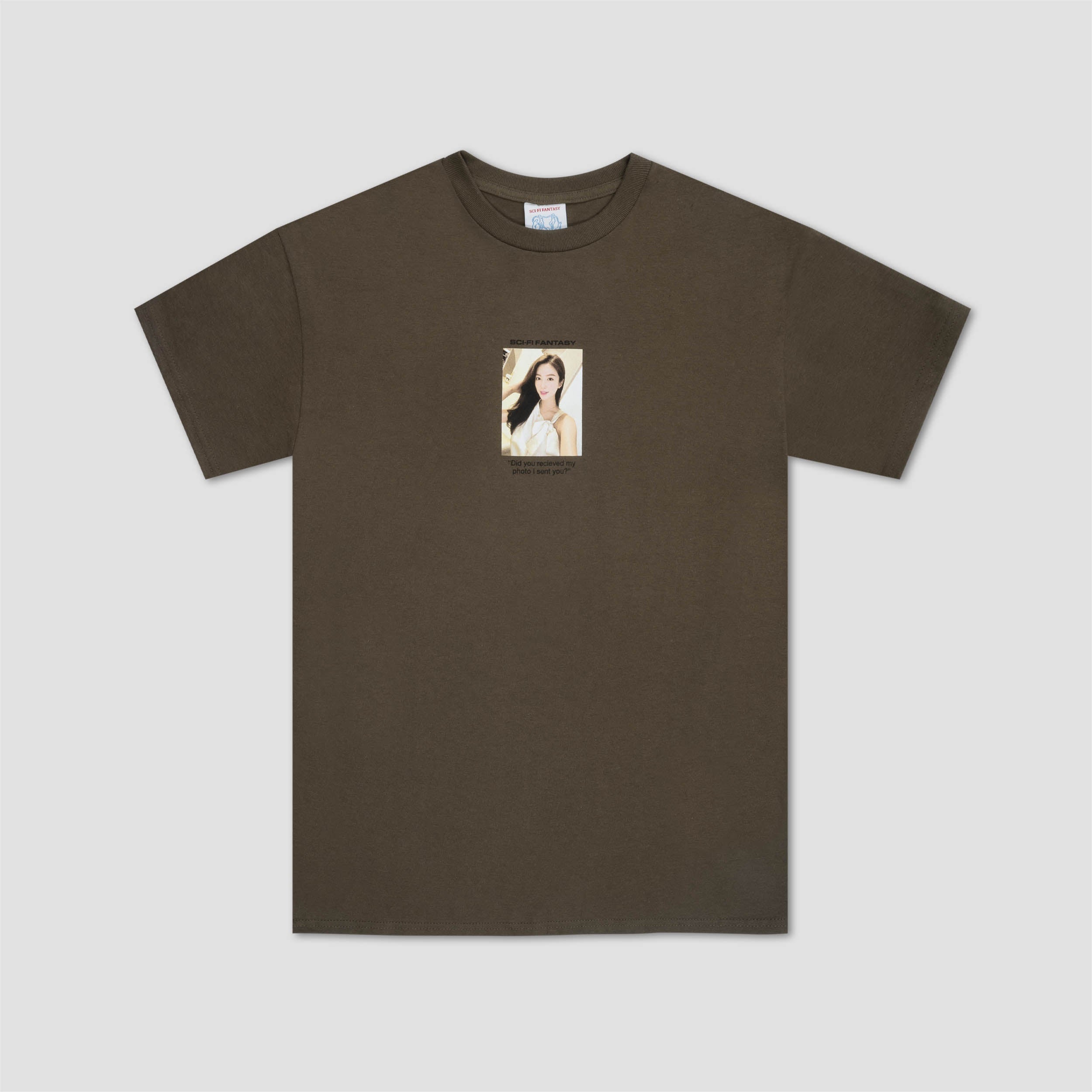 Sci-Fi Fantasy Catfish T-Shirt Olive