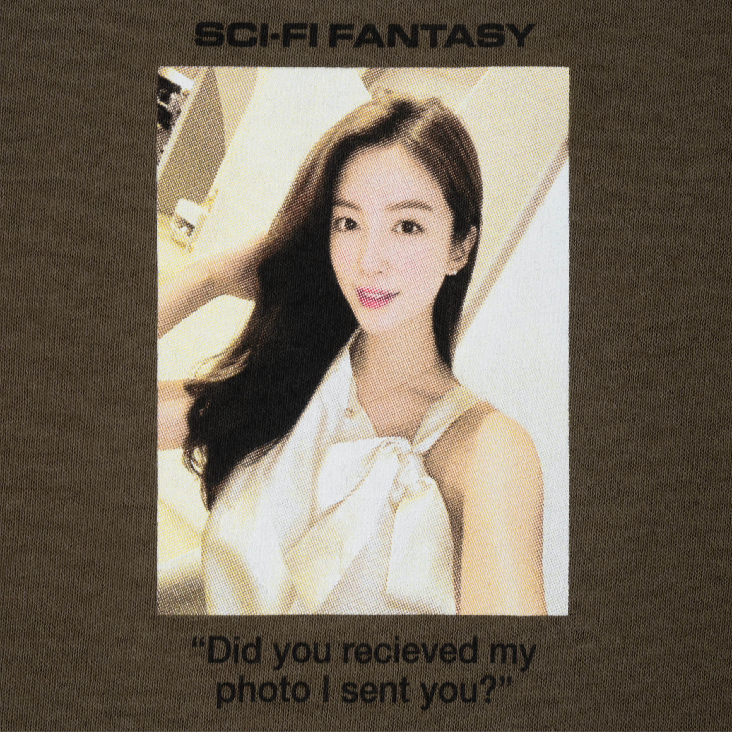 Sci-Fi Fantasy Catfish T-Shirt Olive