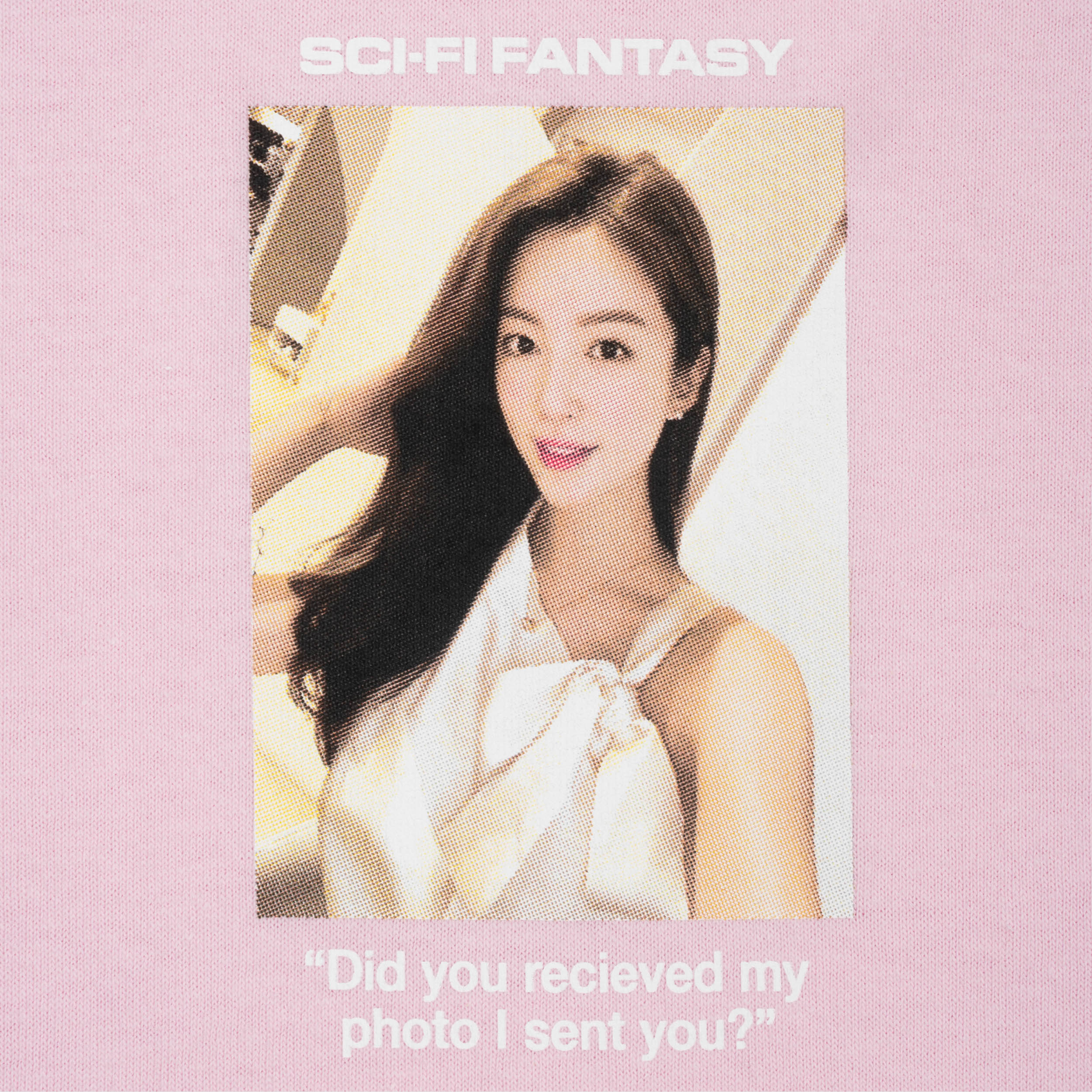 Sci-Fi Fantasy Catfish T-Shirt Light Pink