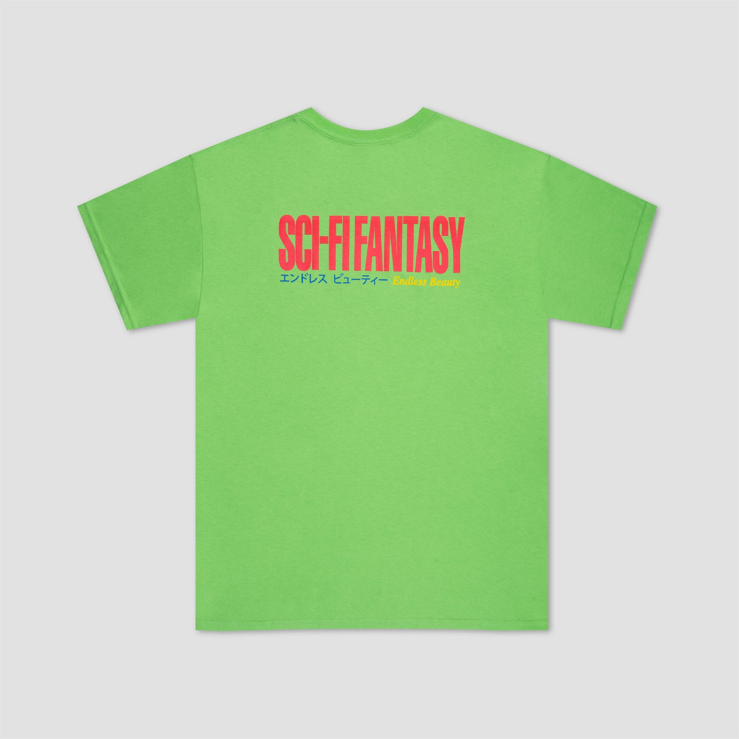 Sci-Fi Fantasy Endless Beauty T-Shirt Lime