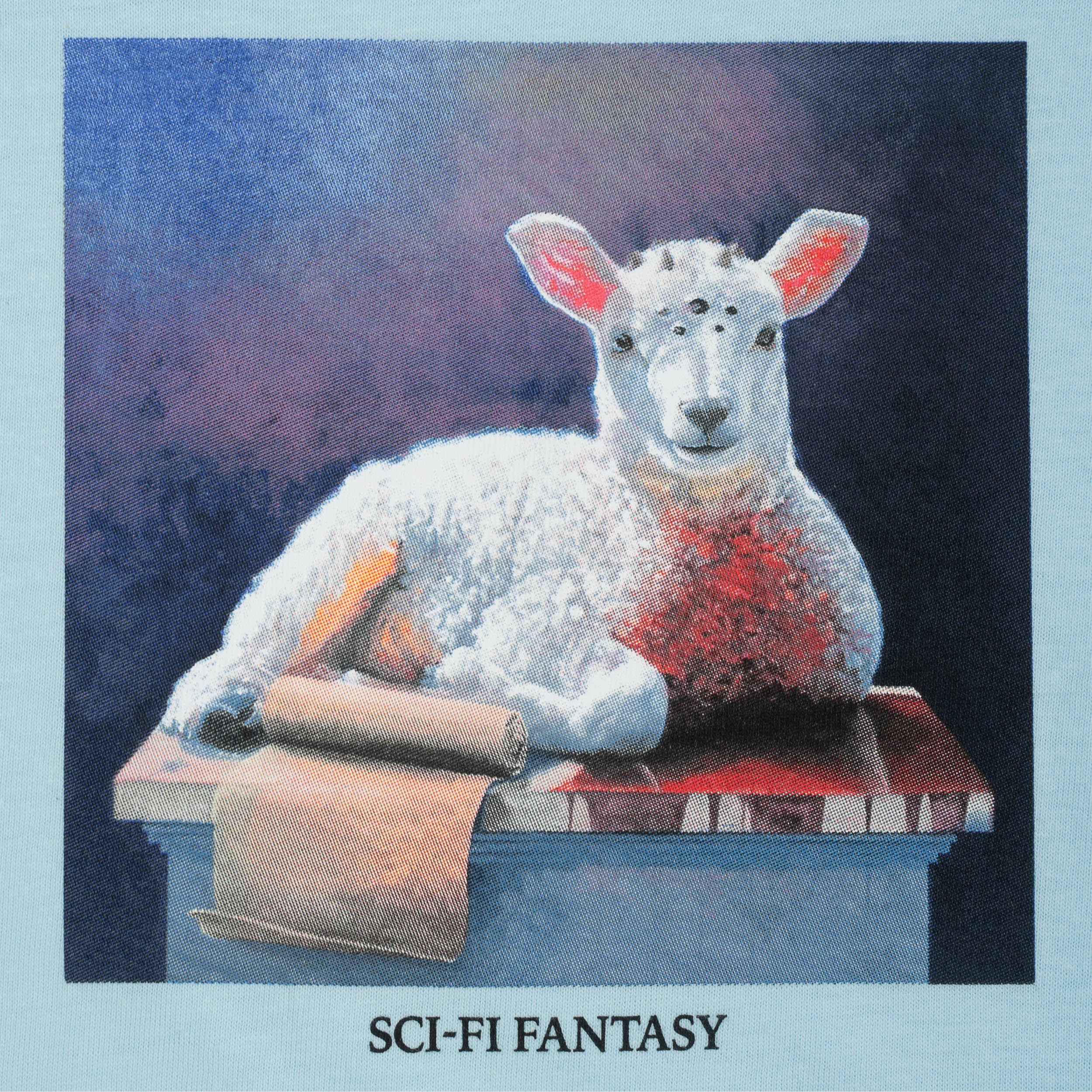 Sci-Fi Fantasy Lamb T-Shirt Chambray