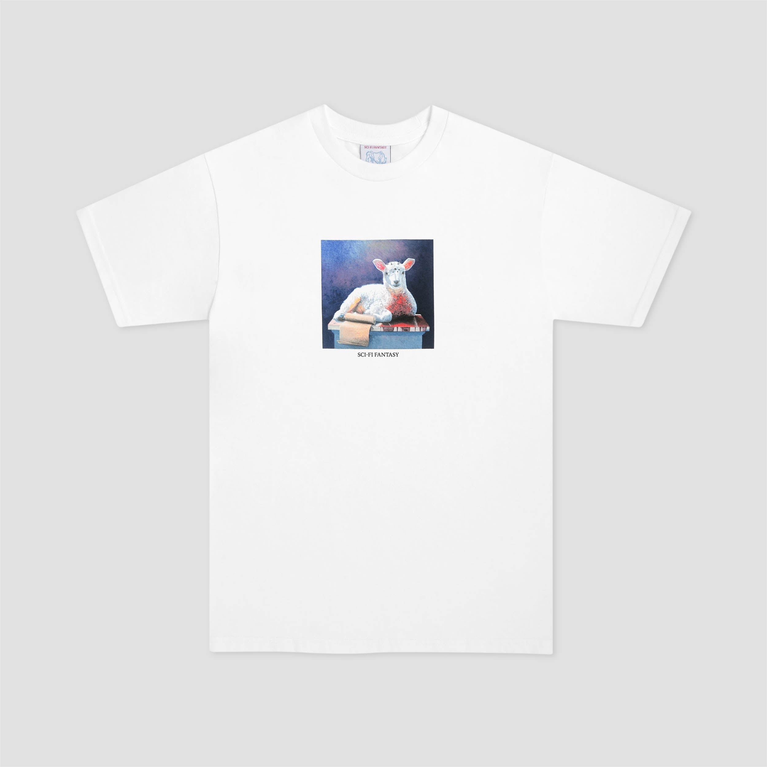 Sci-Fi Fantasy Lamb T-Shirt White