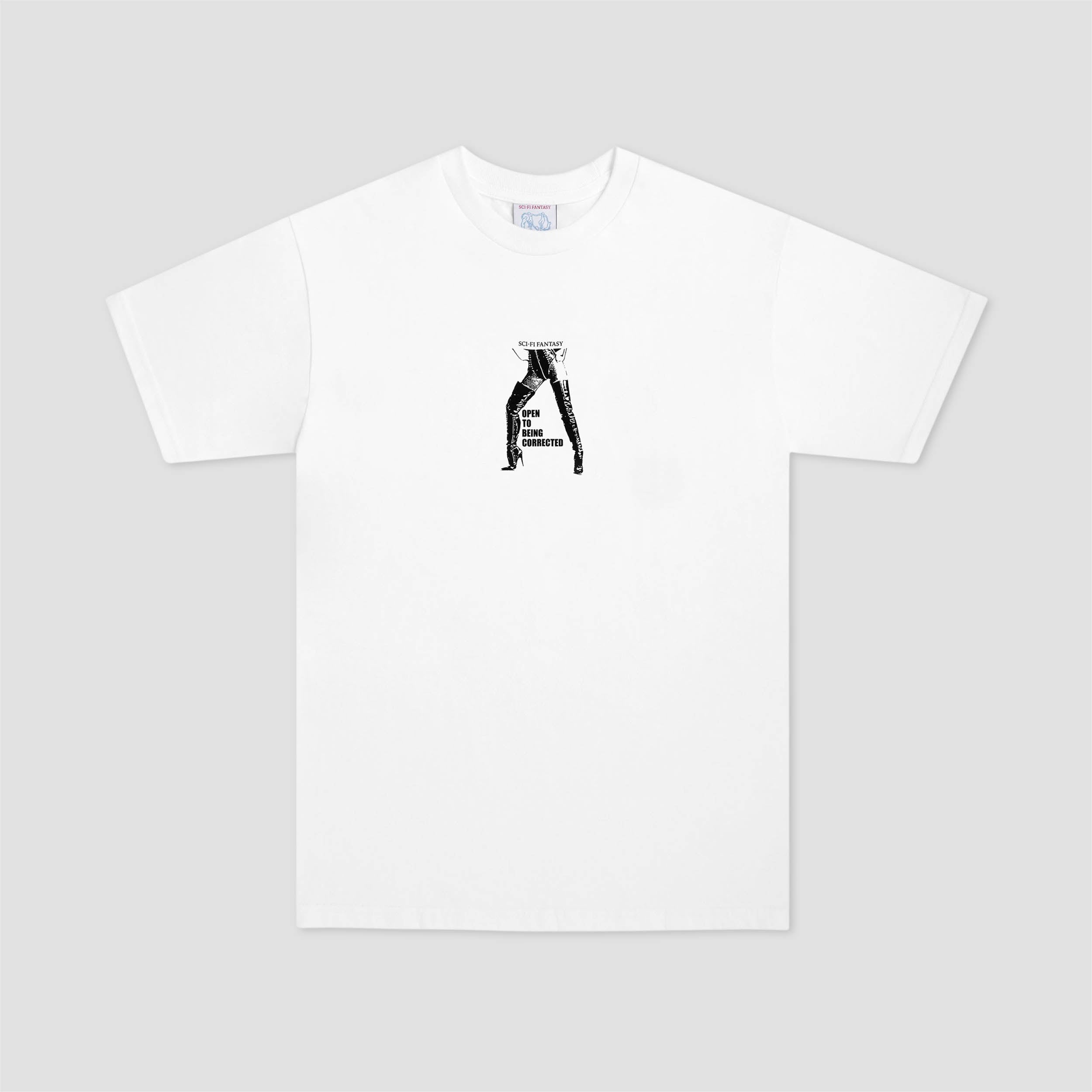 Sci-Fi Fantasy Open To Being Corrected T-Shirt White