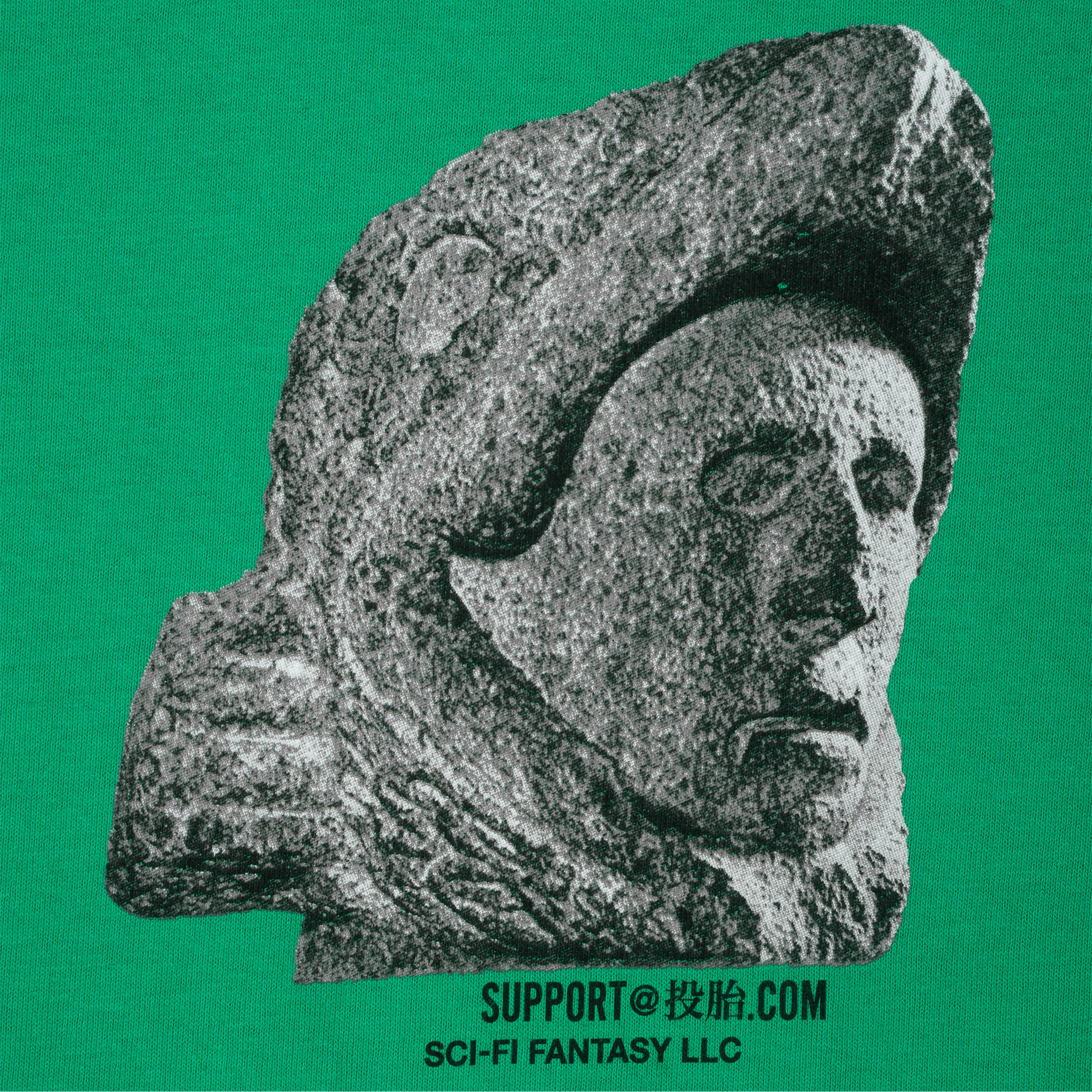 Sci-Fi Fantasy Pre-Columbian T-Shirt Green