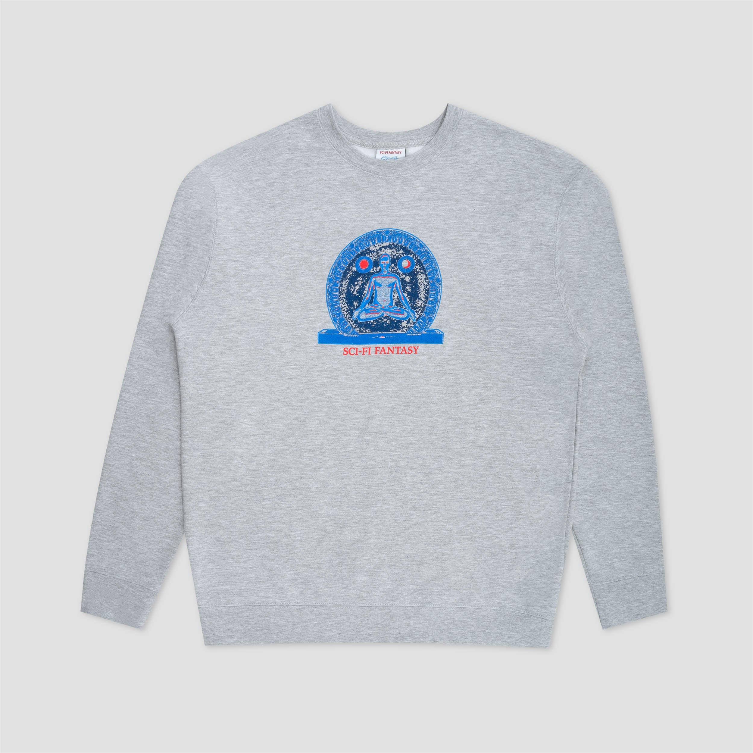 Sci-Fi Fantasy Stargate Crewneck Fleece Heather Grey