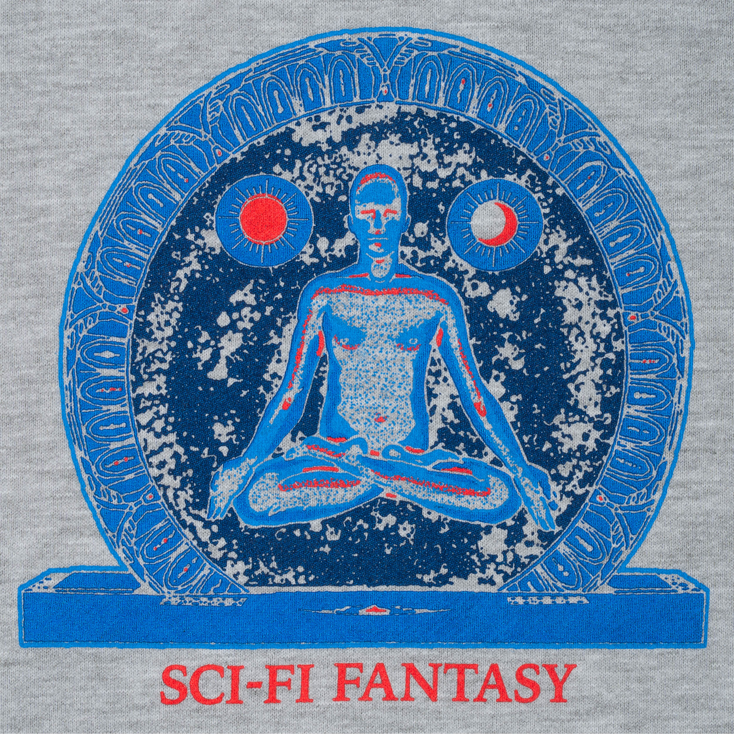 Sci-Fi Fantasy Stargate Crewneck Fleece Heather Grey