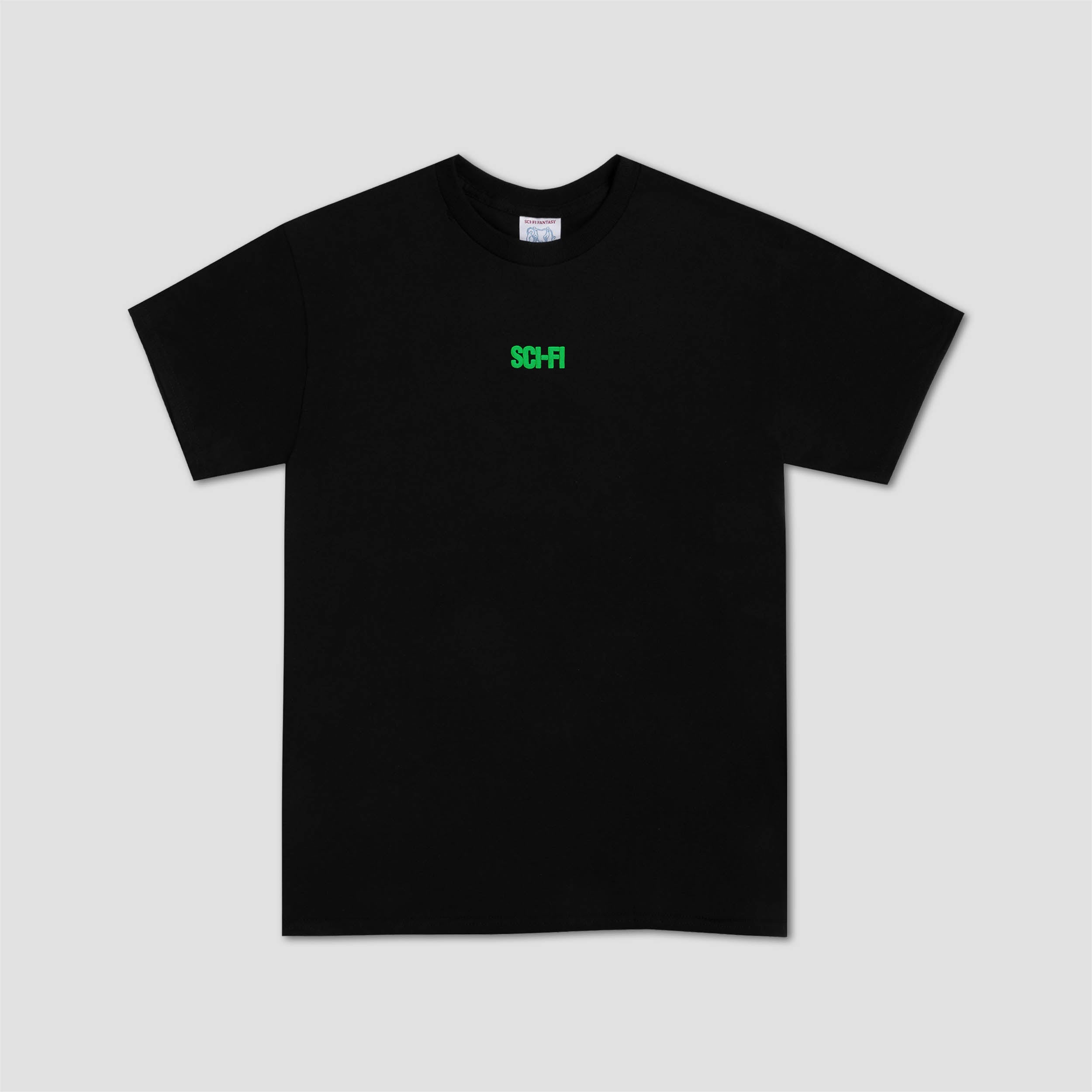 Sci-Fi Fantasy Tiny Big Logo T-Shirt Black