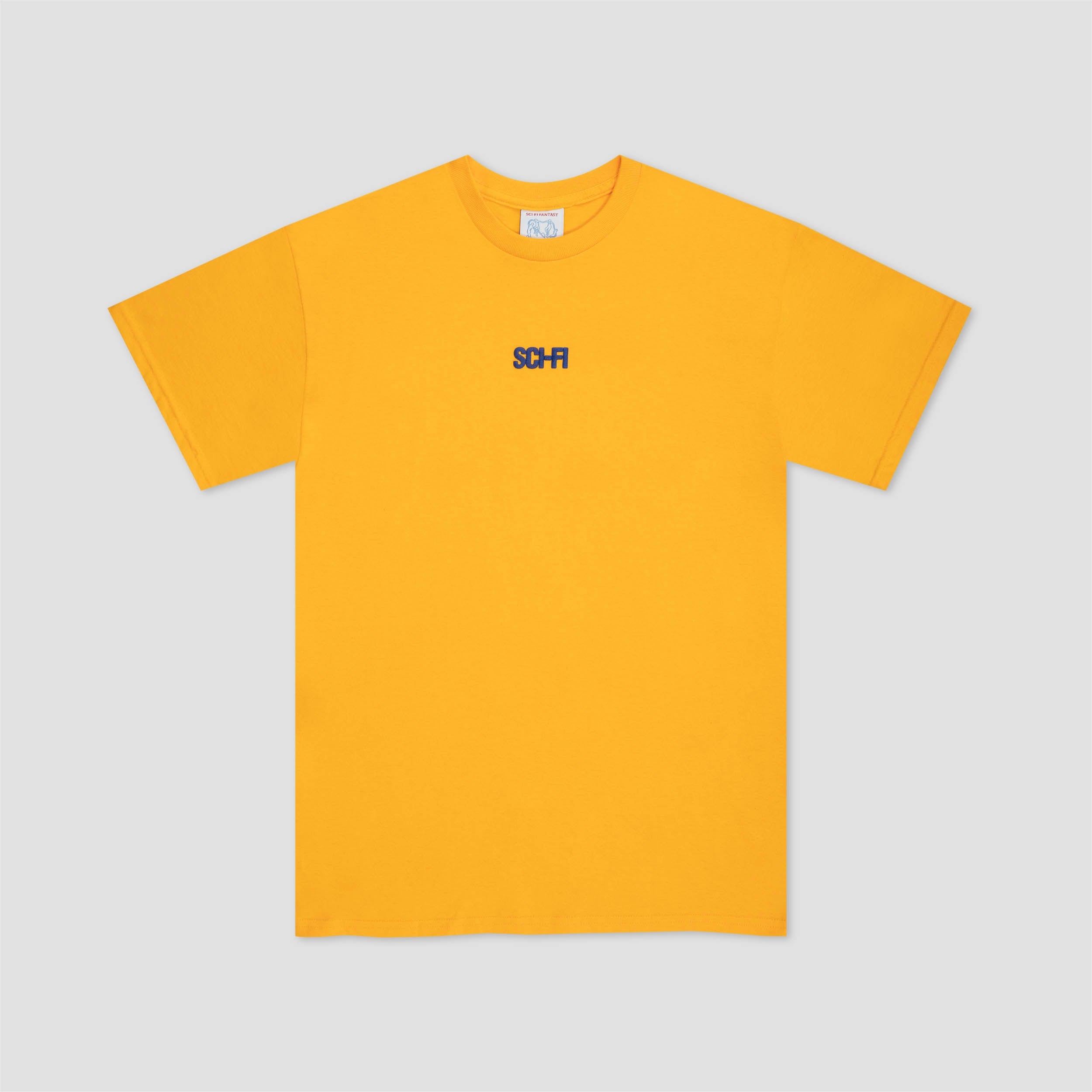 Sci-Fi Fantasy Tiny Big Logo T-Shirt Gold