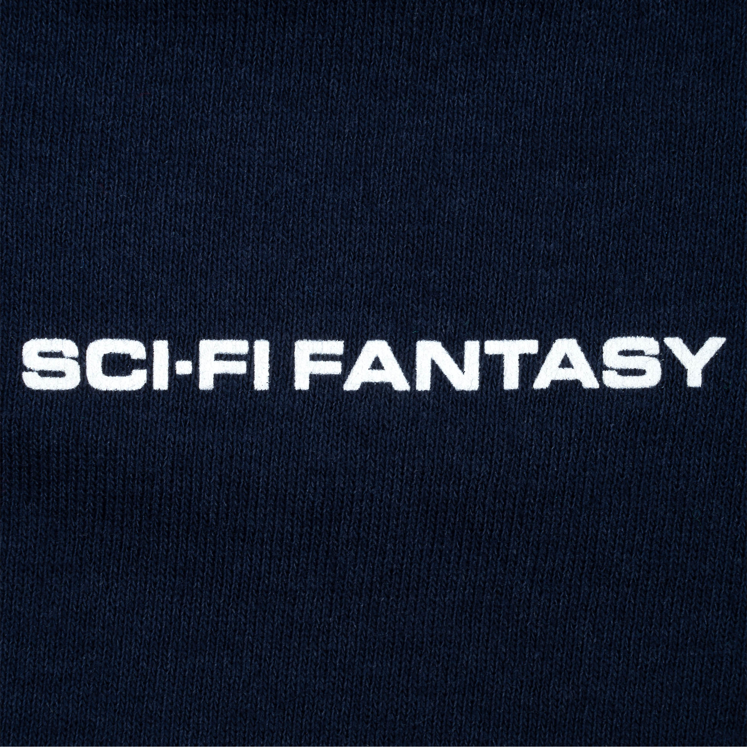 Sci-Fi Fantasy Waterfall T-Shirt Navy