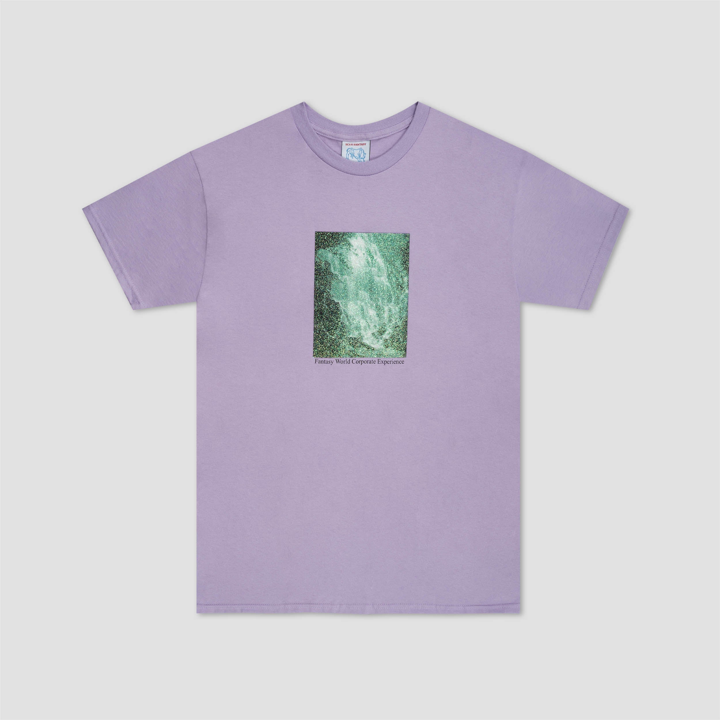Sci-Fi Fantasy Waterfall T-Shirt Orchid