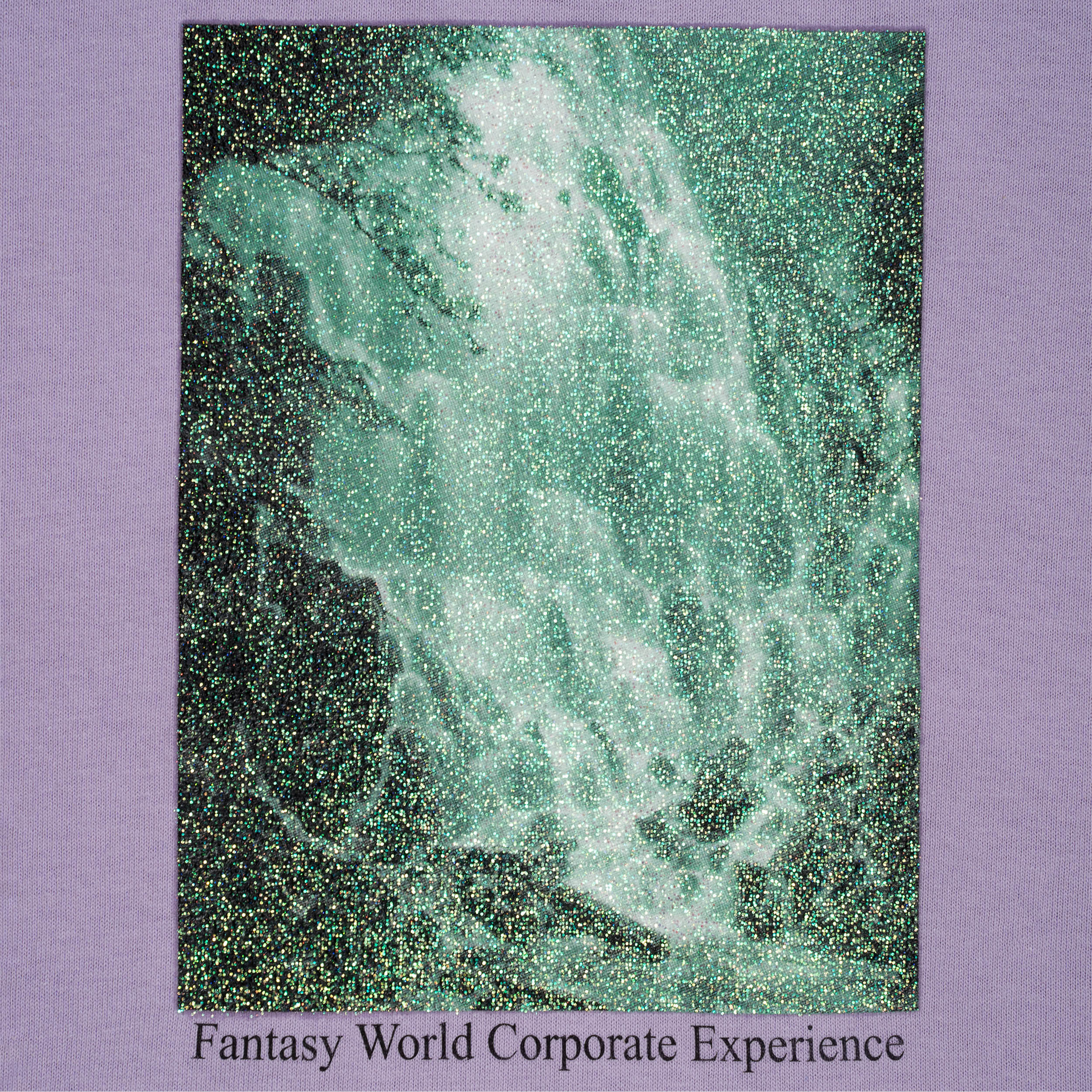 Sci-Fi Fantasy Waterfall T-Shirt Orchid