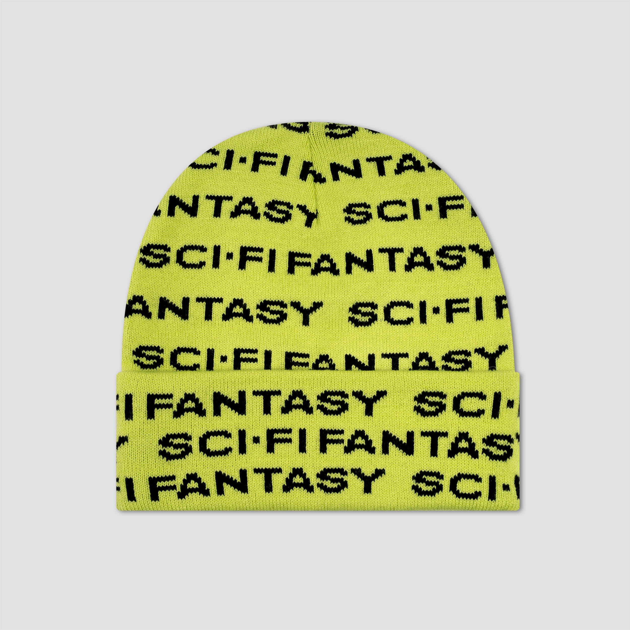 Sci-Fi Fantasy Repeat Logo Beanie Green