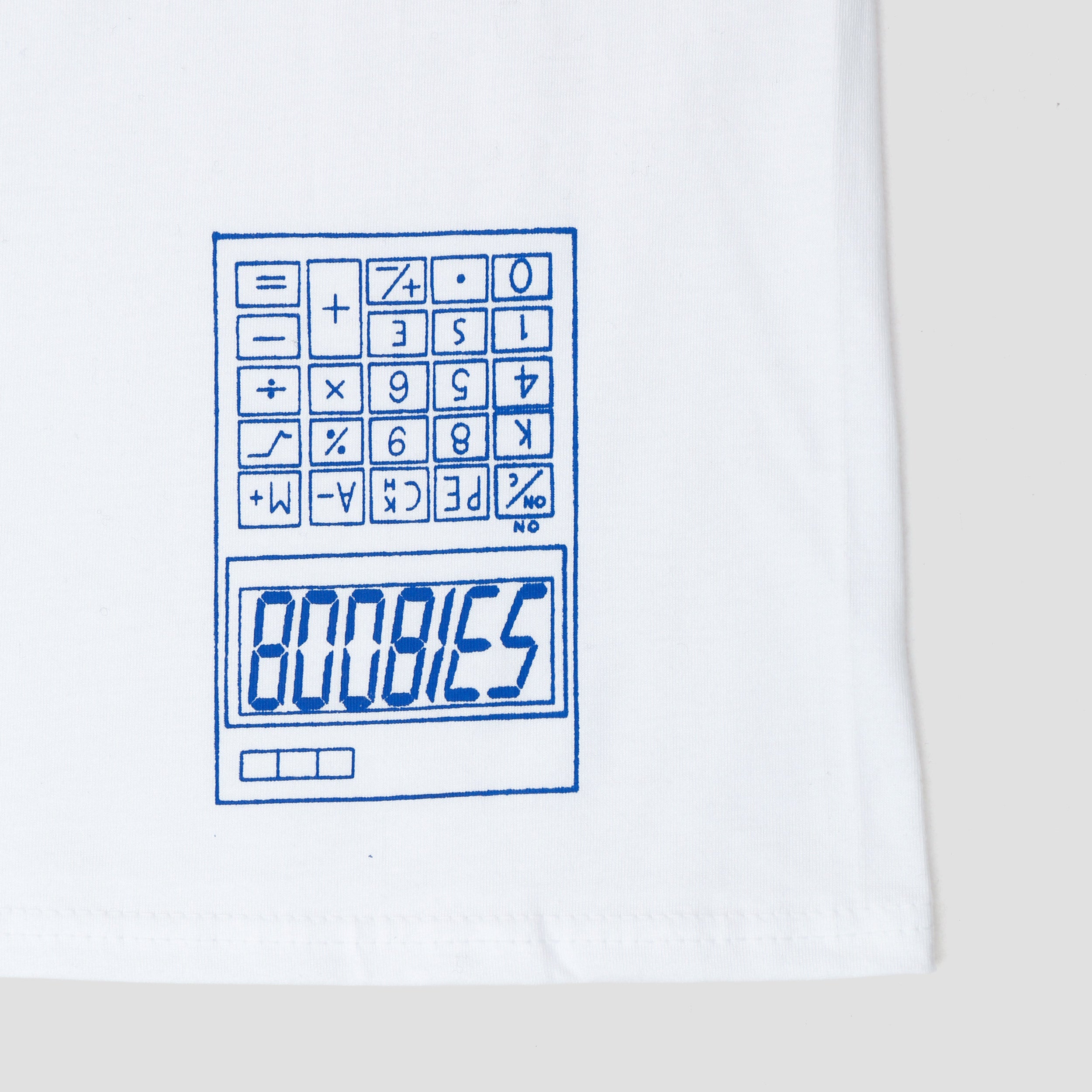 SE15SK8 Skl Calc T-Shirt White