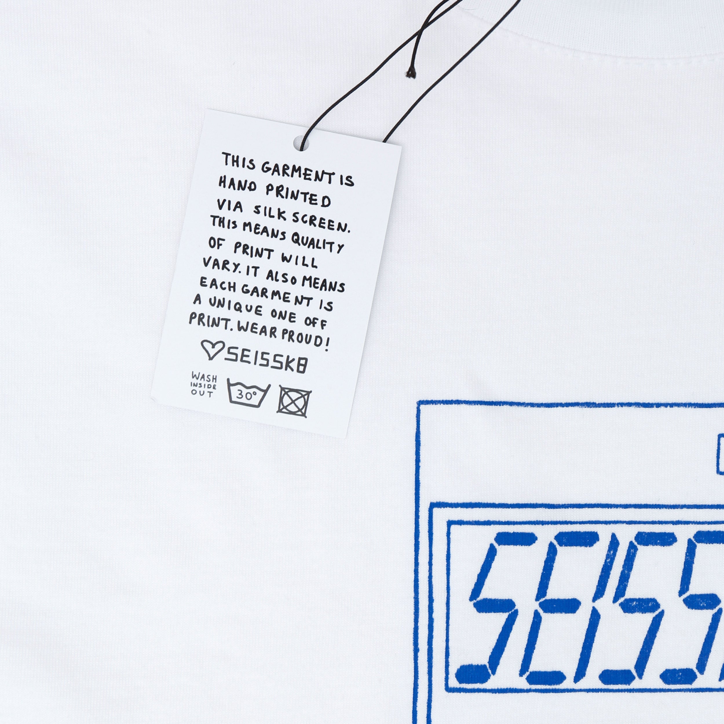 SE15SK8 Skl Calc T-Shirt White