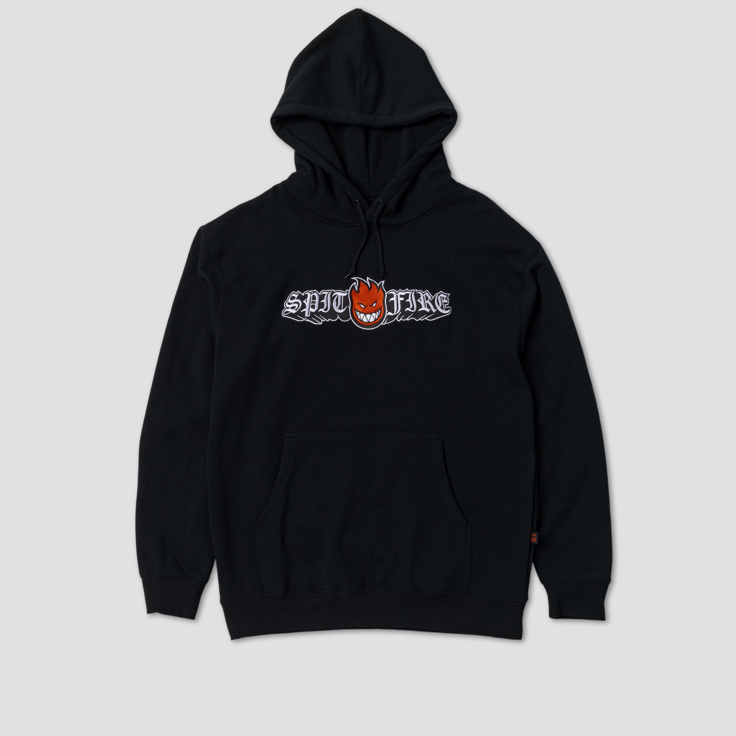 Spitfire Old E Drop Bighead Emb Hood Black