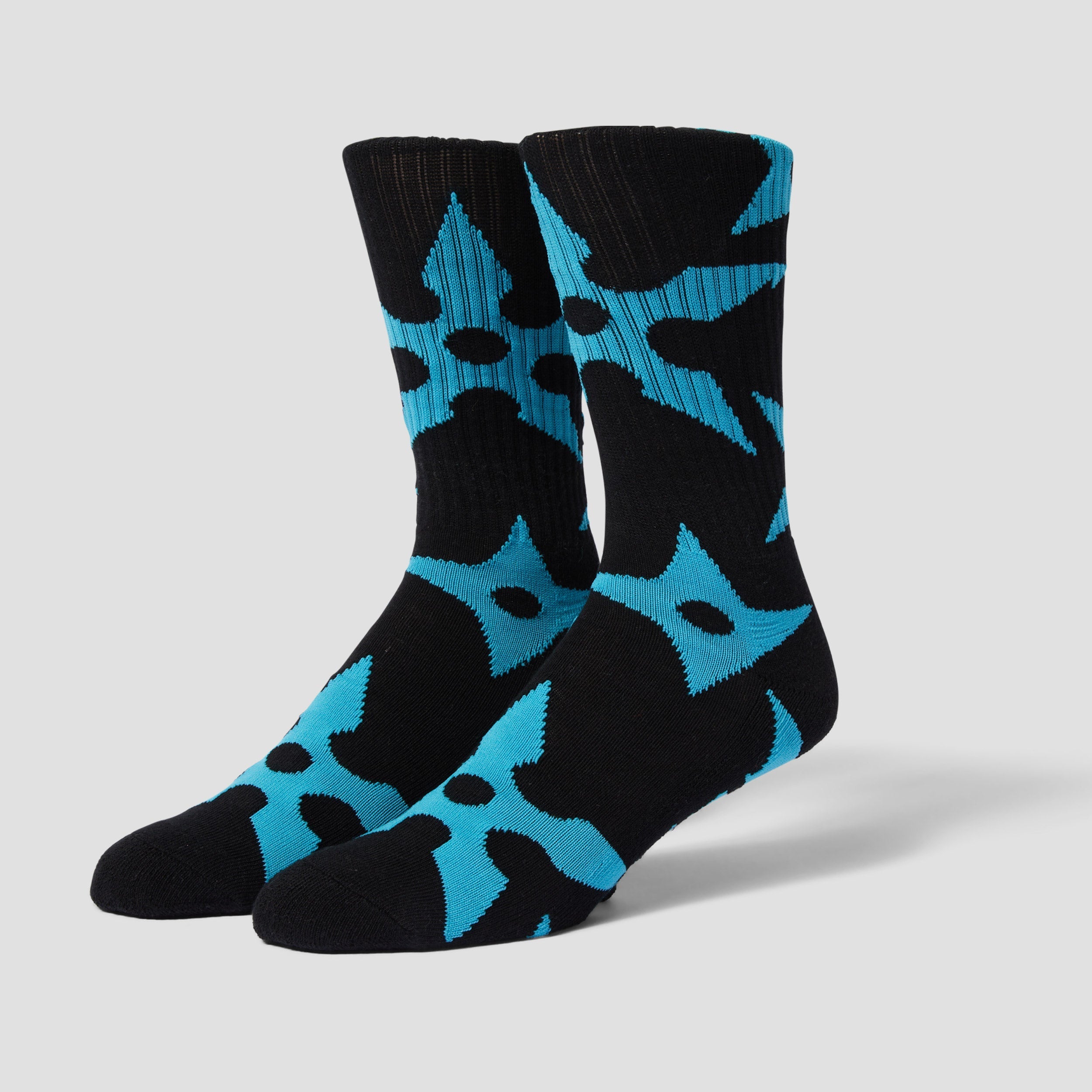Huf Shuriken Crew Socks Black
