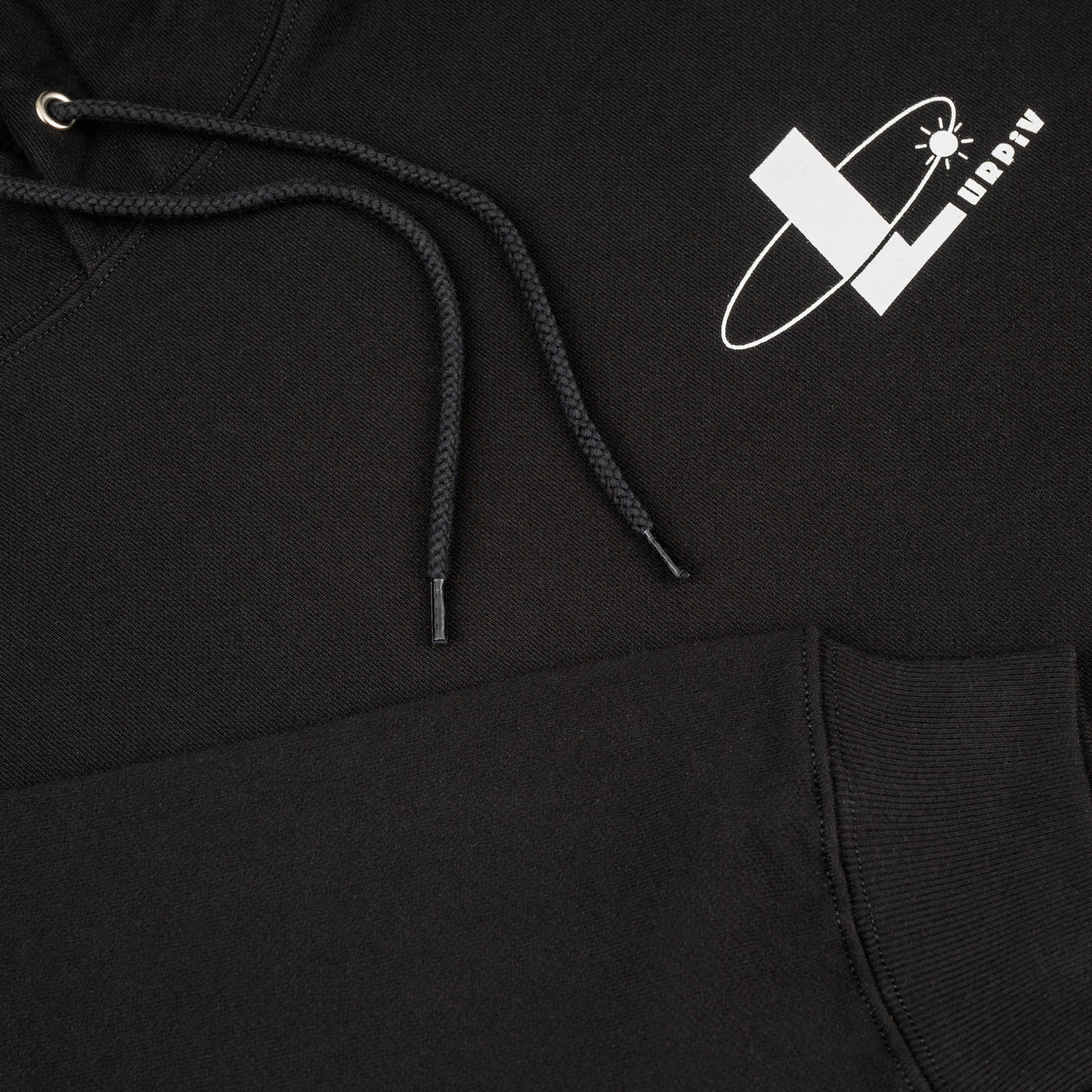 Lurpiv Orbit Logo Hood Black