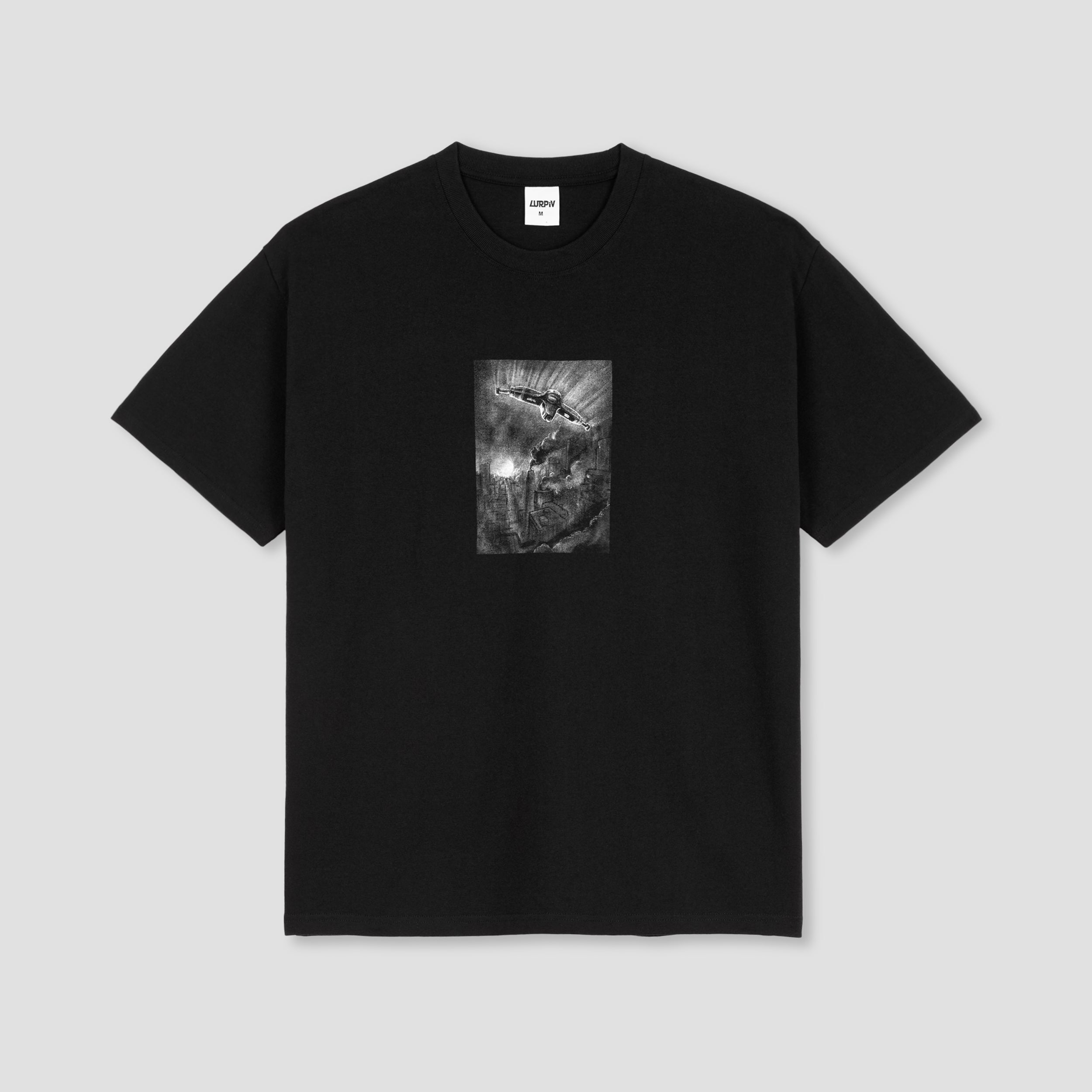 Lurpiv Sci-Fi Hanger T-Shirt Black