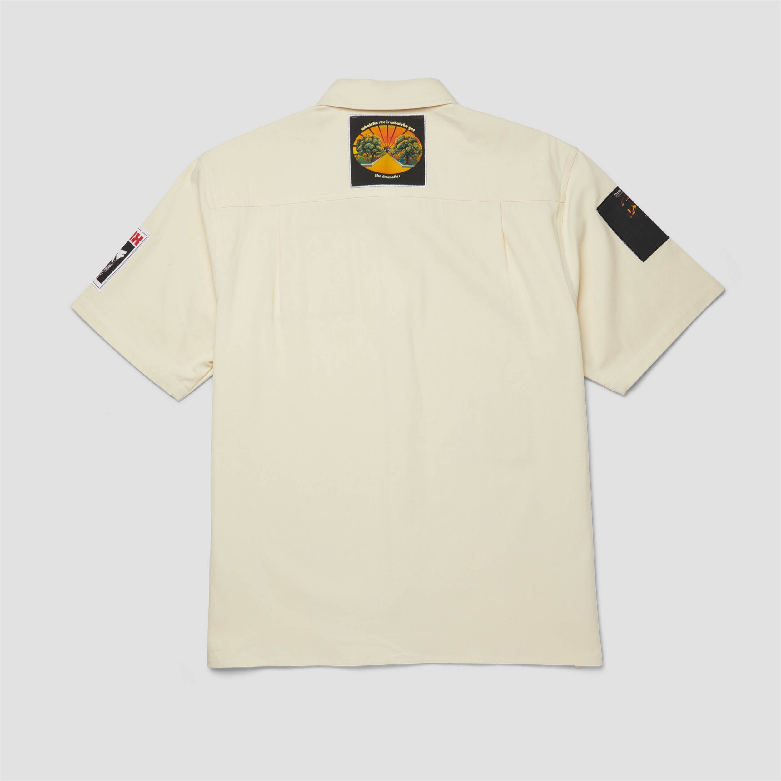 HUF Stax Patches Button Up Natural