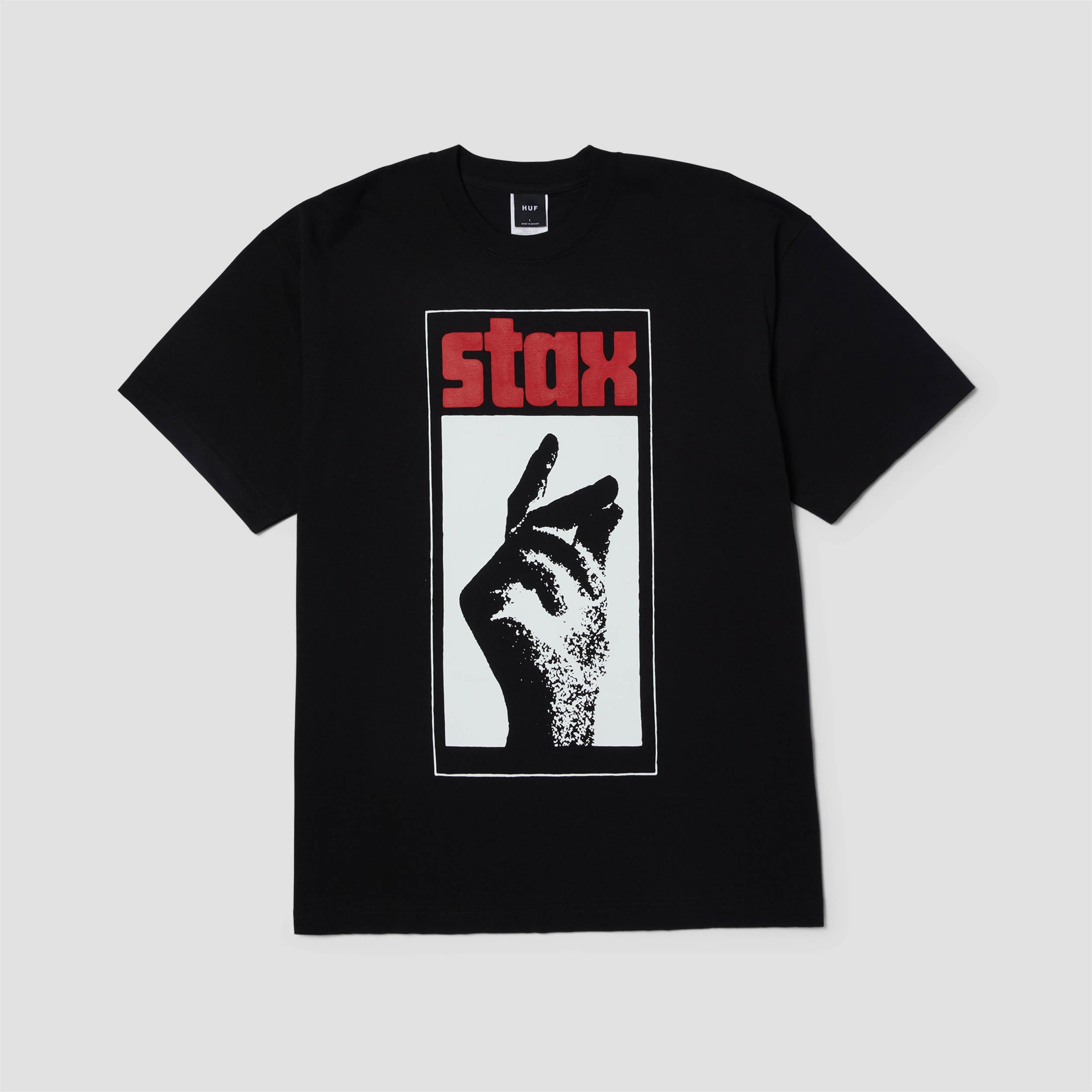HUF Stax Snap Shortsleeve T-Shirt Black