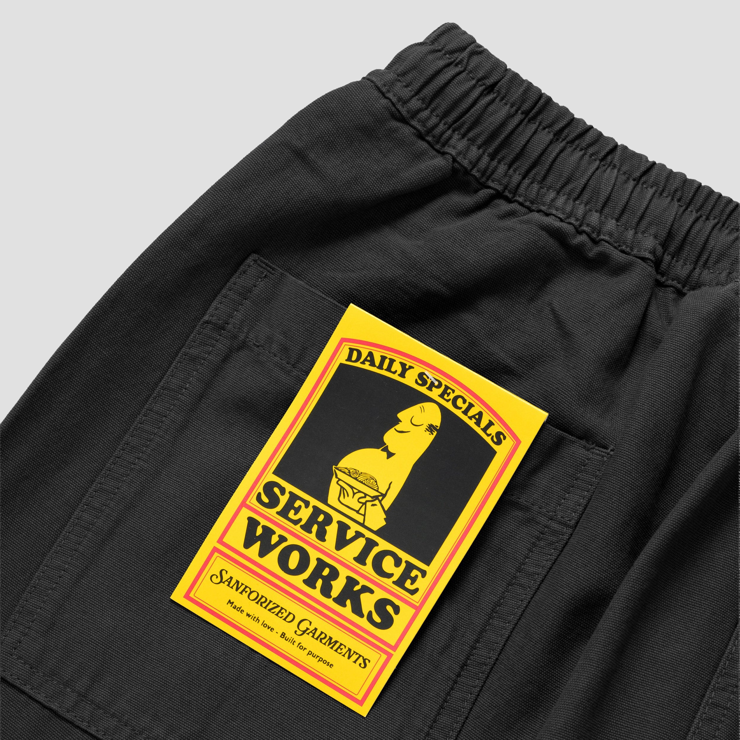 Service Works Canvas Chef Pant Black