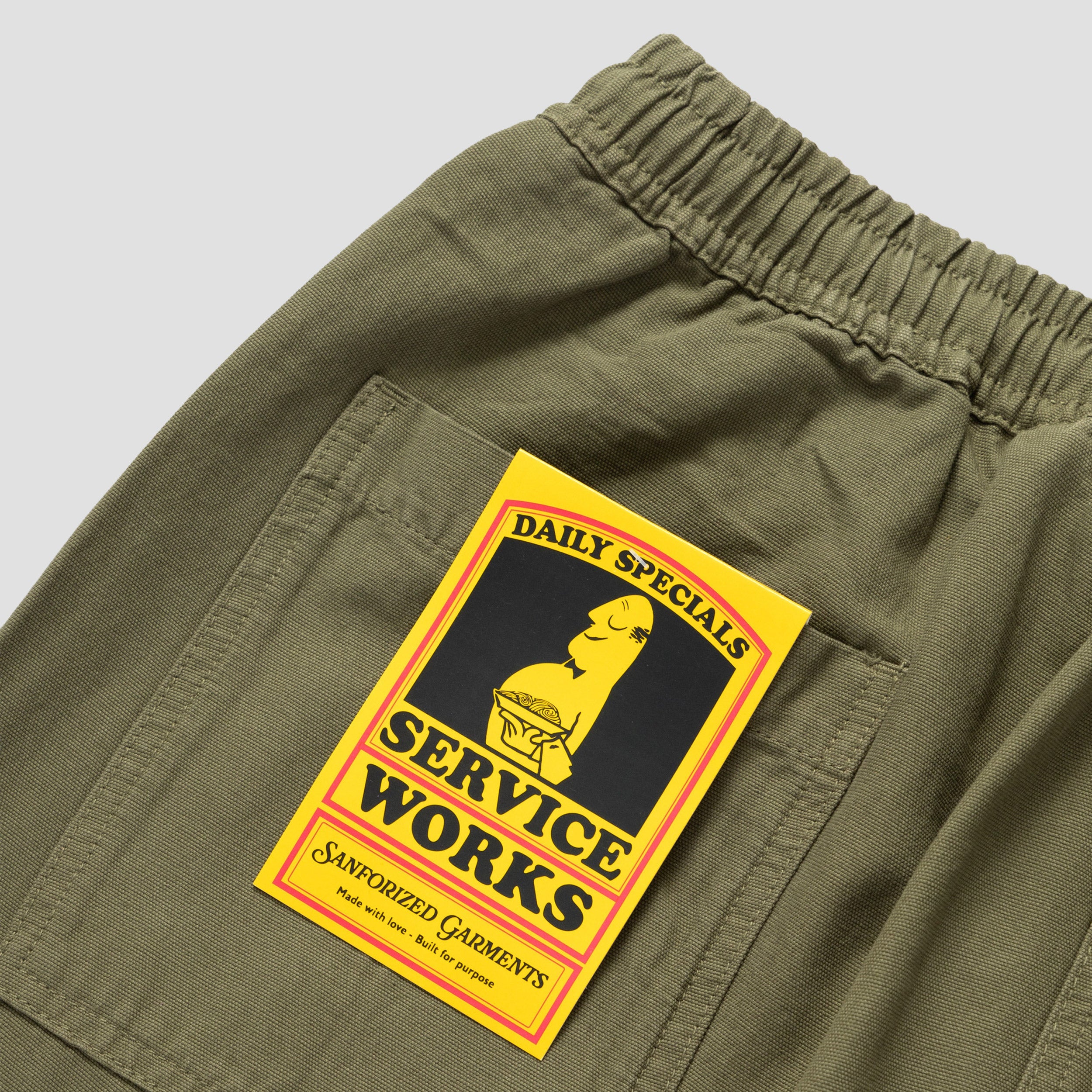 Service Works Canvas Chef Pant Olive