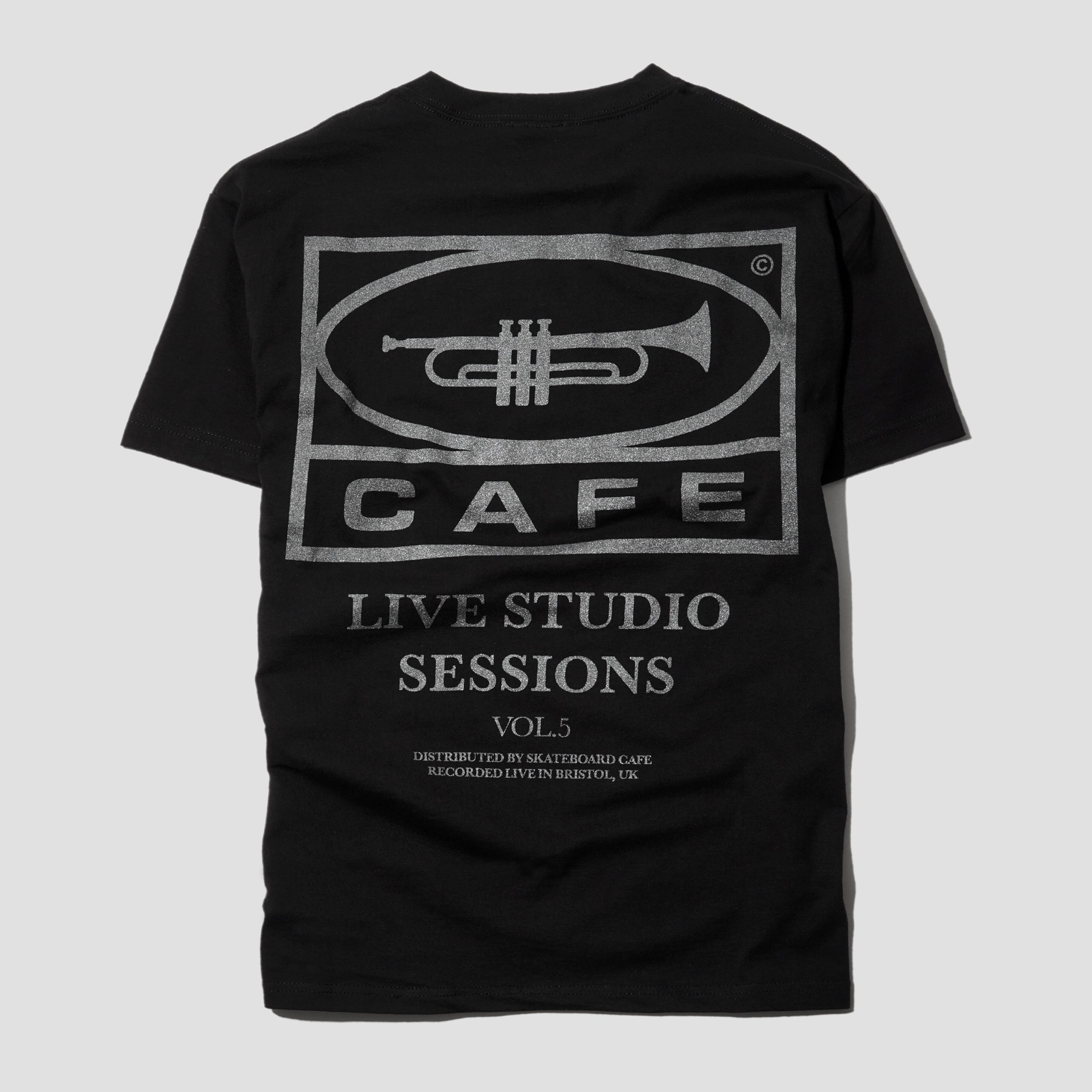 Skateboard Cafe 45 T-Shirt Black / 3M