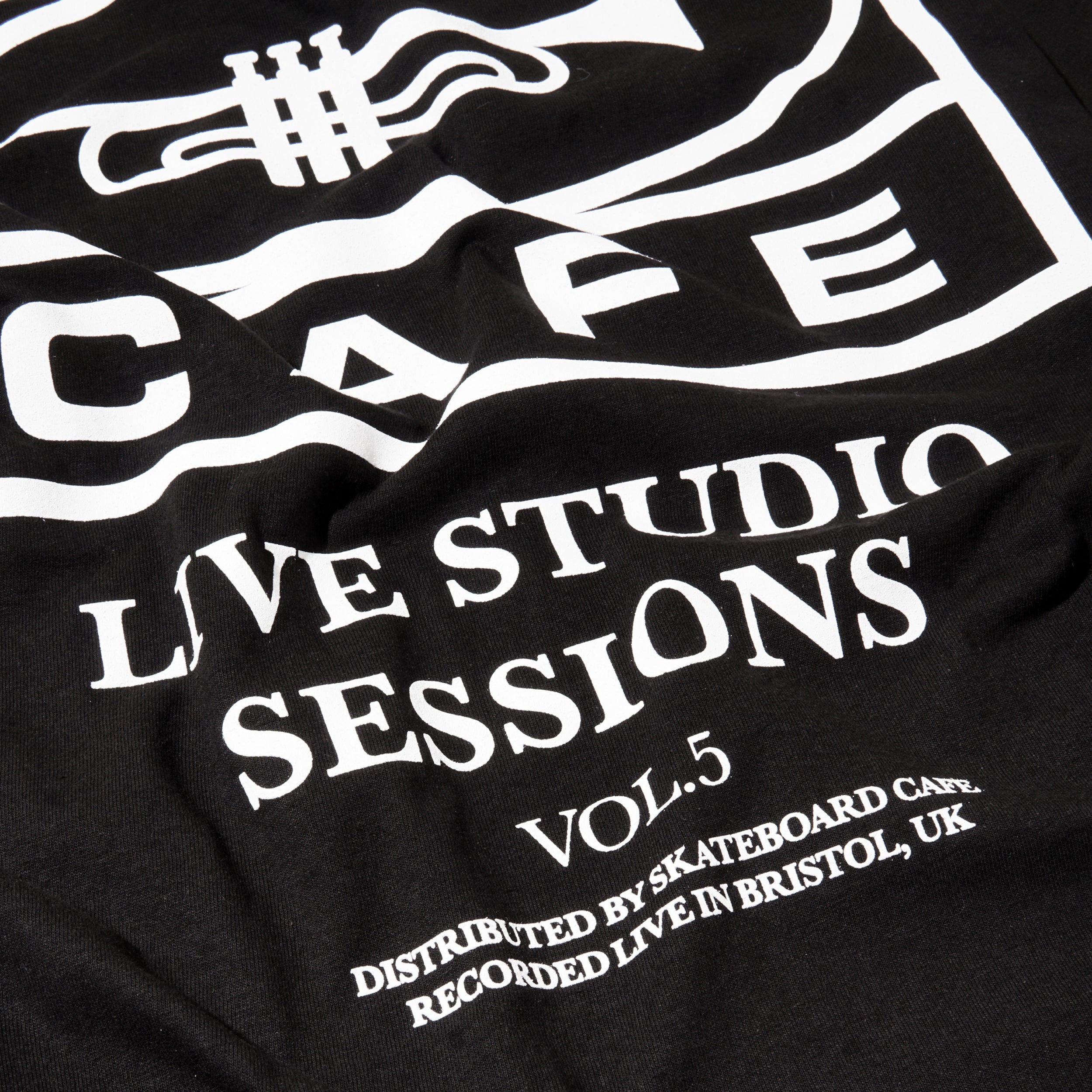 Skateboard Cafe 45 T-Shirt Black / White