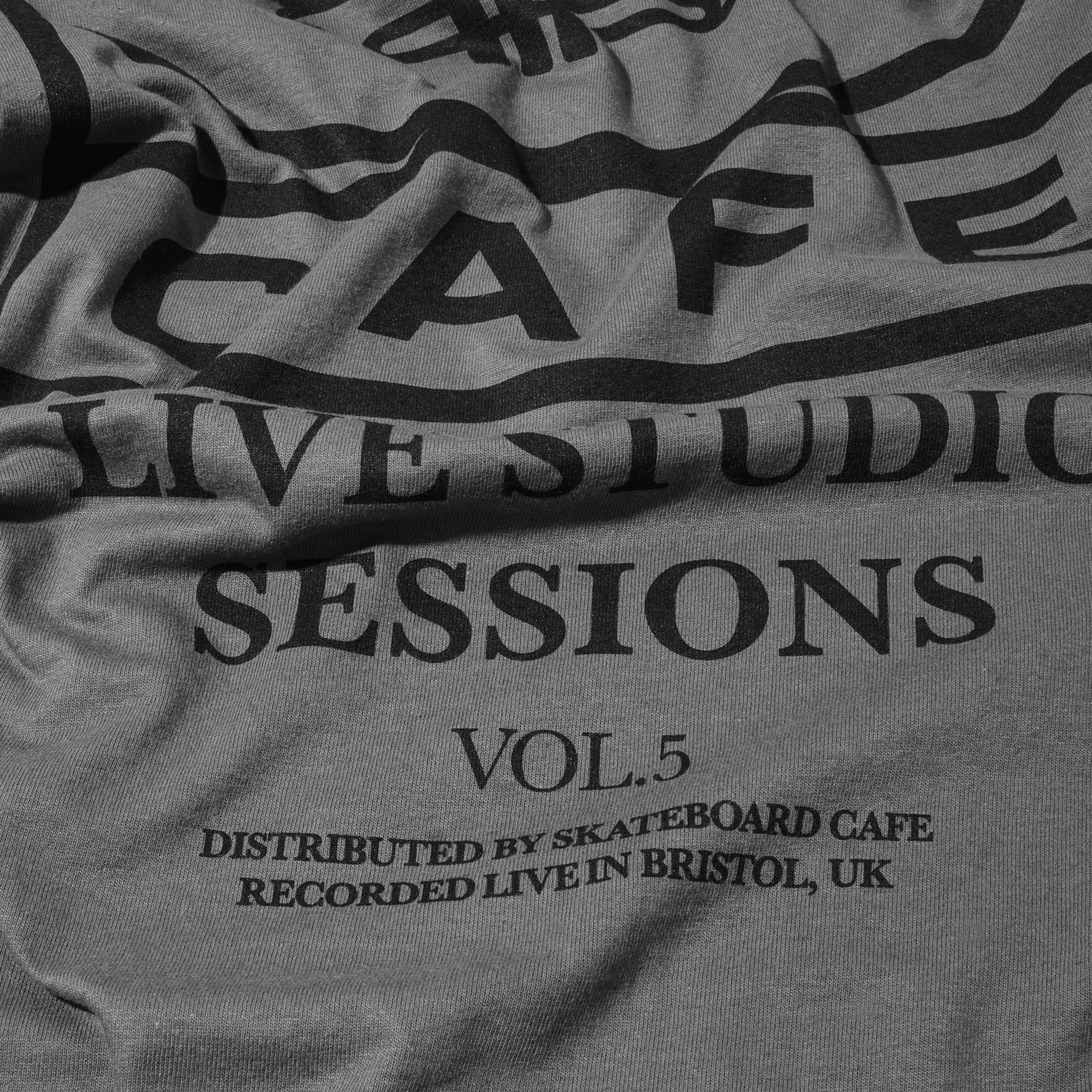 Skateboard Cafe 45 T-Shirt Charcoal / Black