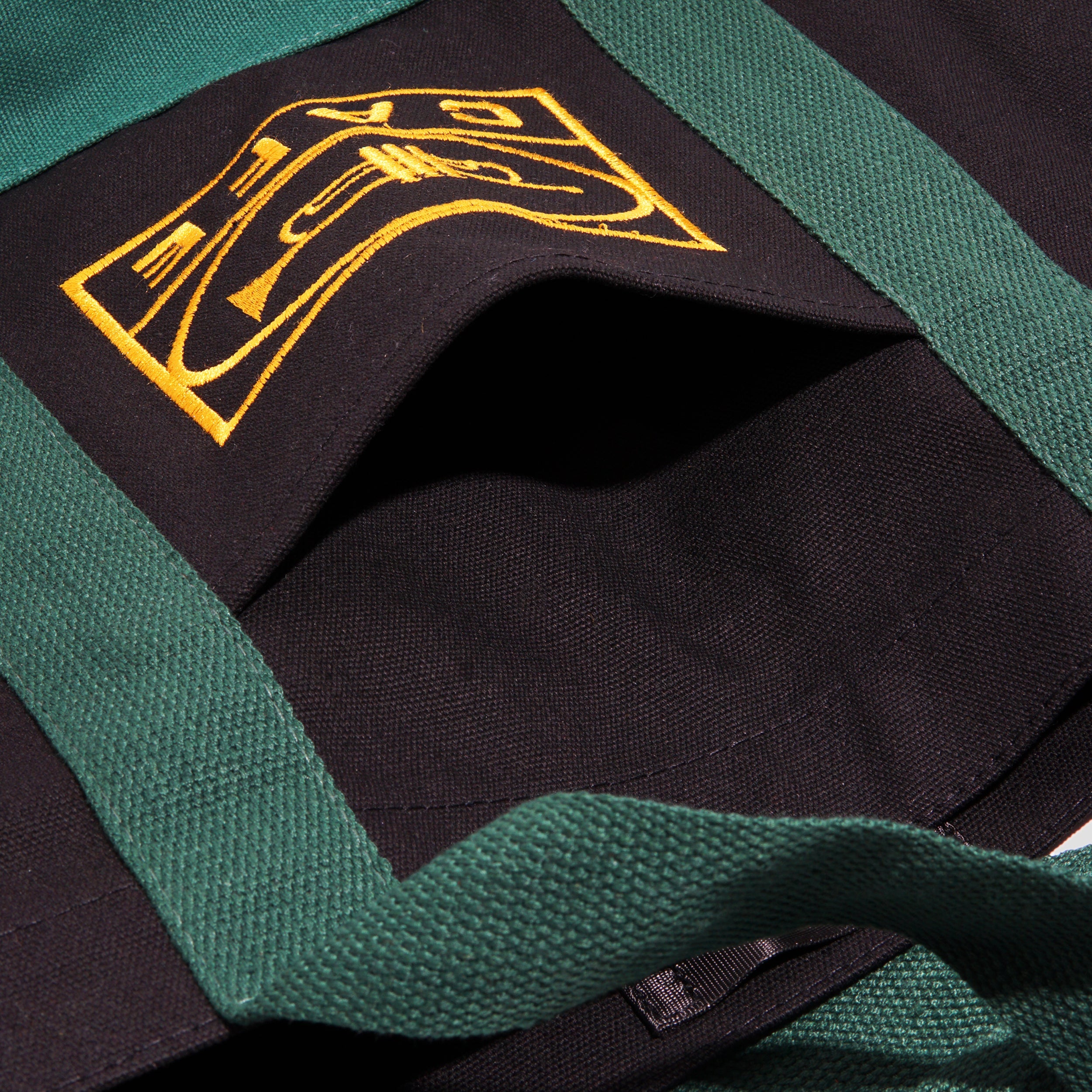 Skateboard Cafe 45 Tote Bag Black / Forest Green