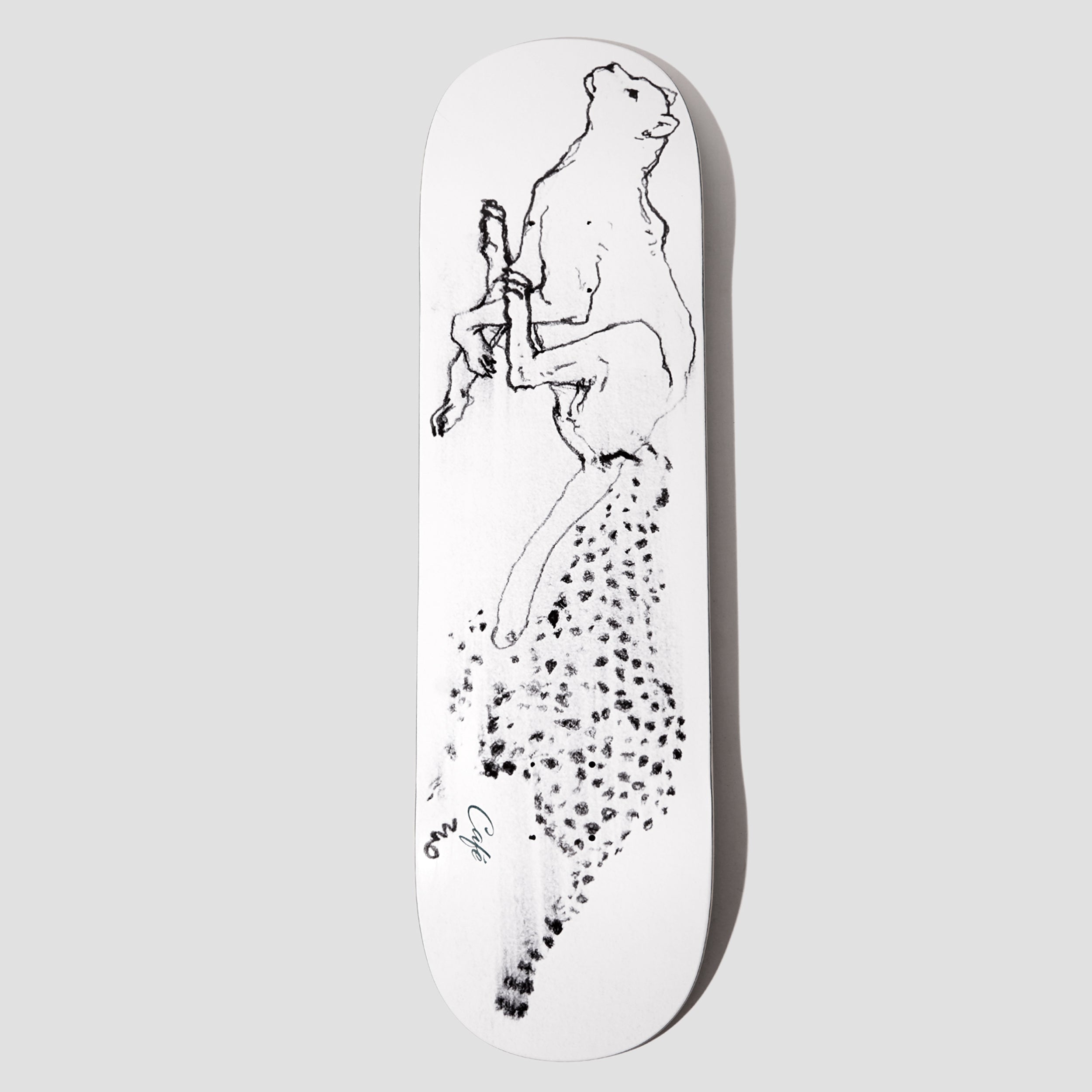 Skateboard Cafe 8.38 Catch Me If You Can Deck C2 Shape White