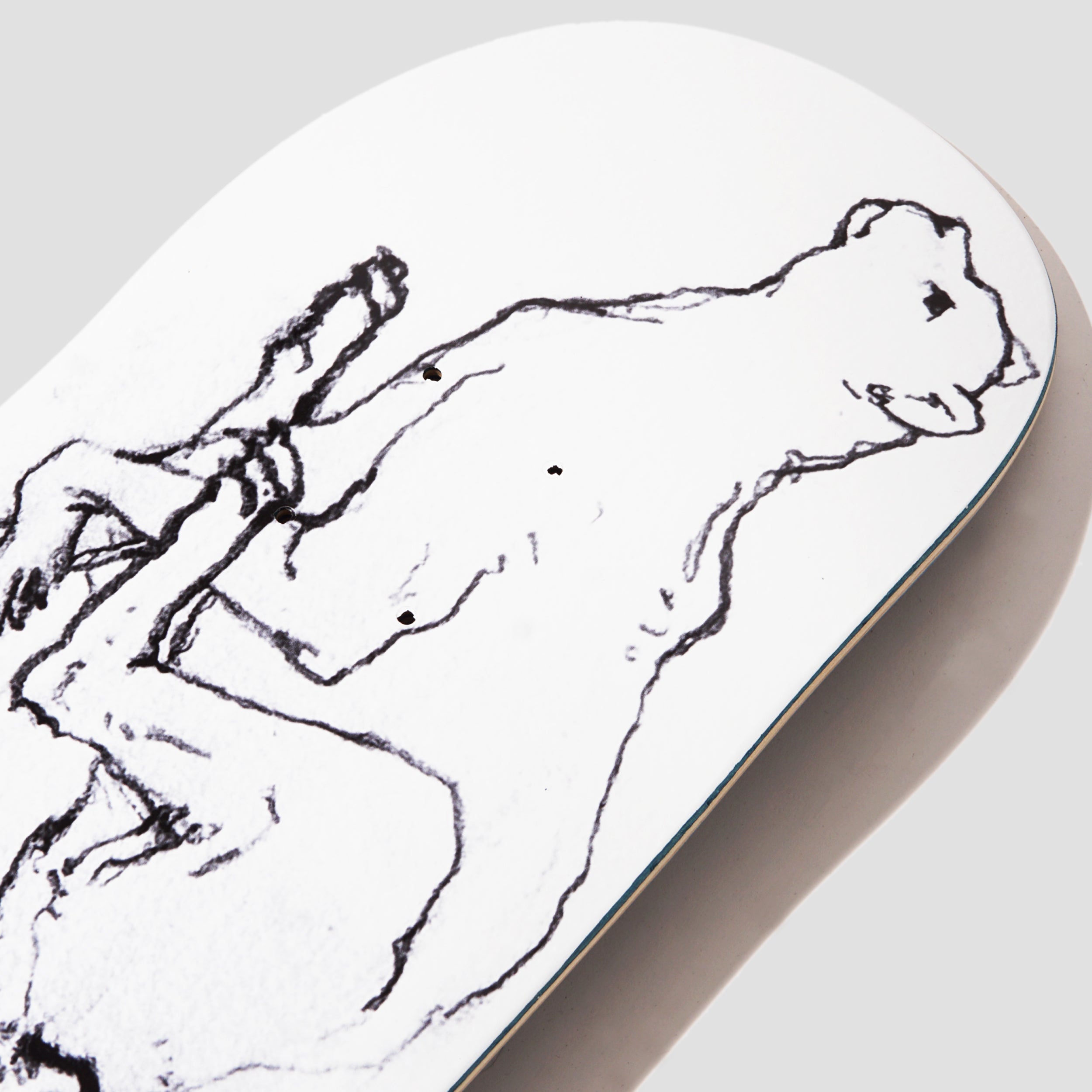 Skateboard Cafe 8.25 Catch Me If You Can Deck C2 Shape White
