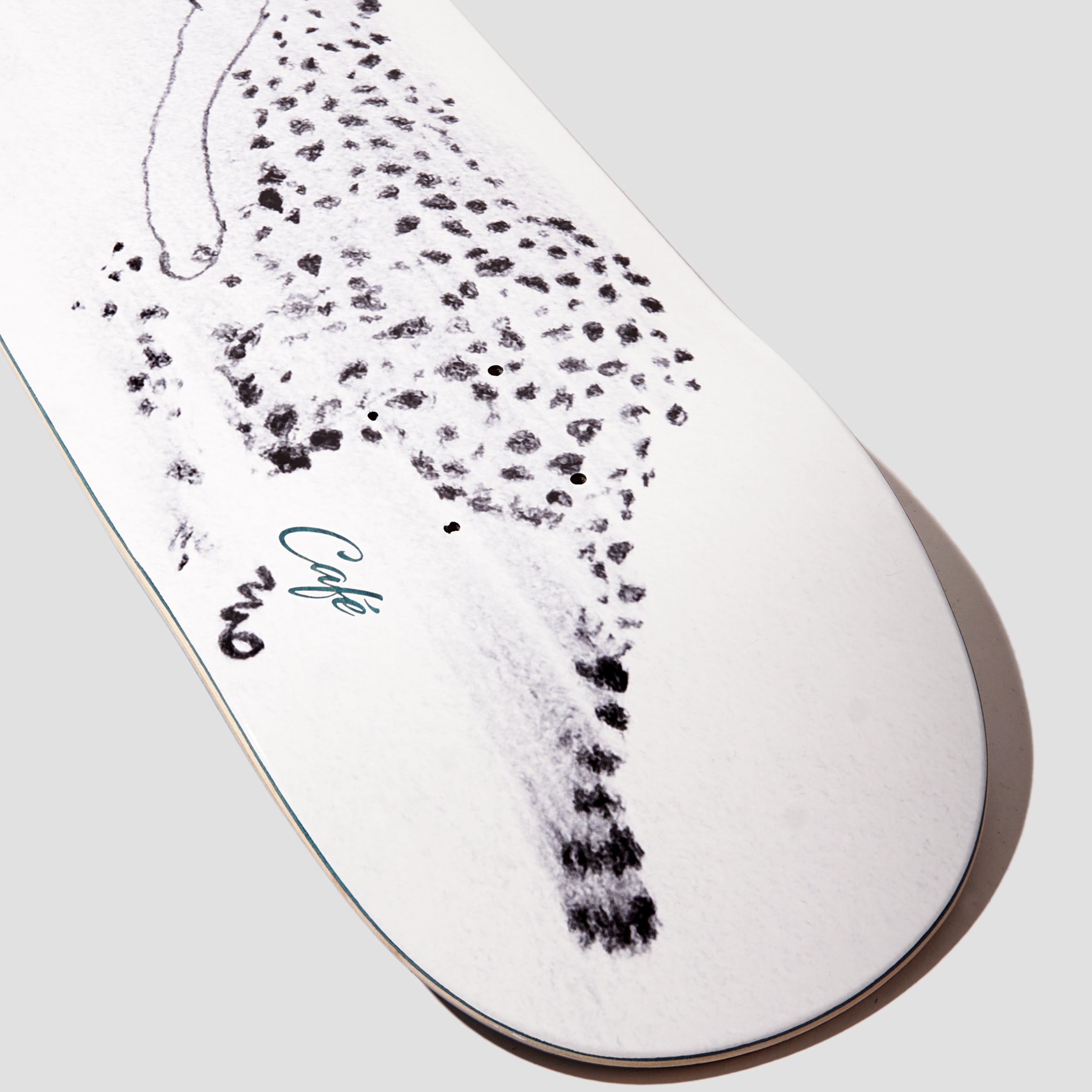 Skateboard Cafe 8.25 Catch Me If You Can Deck C2 Shape White