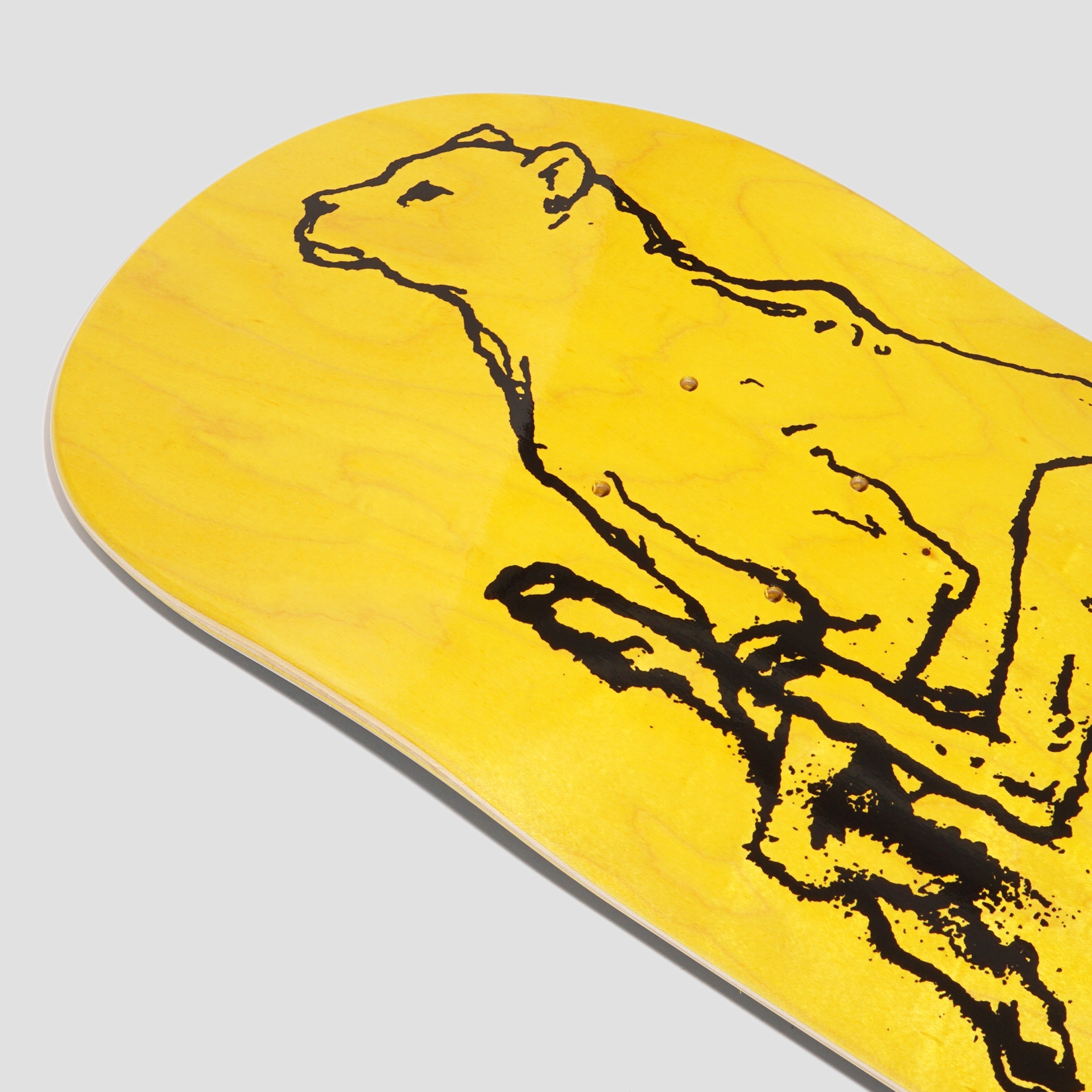 Skateboard Cafe 8.5 Catch Me If You Can Deck C2 Shape Yellow
