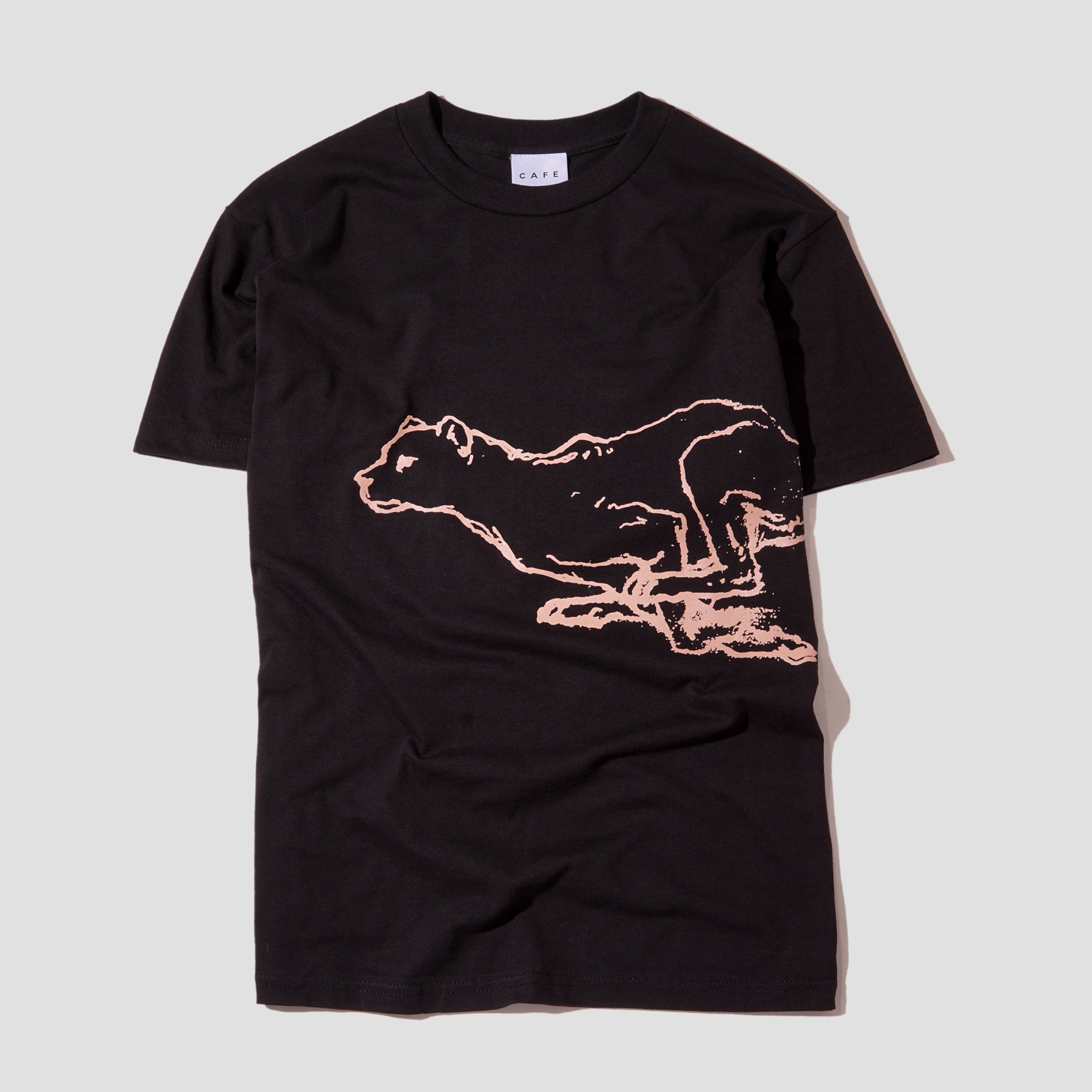 Skateboard Cafe Catch Me If You Can T-Shirt Black