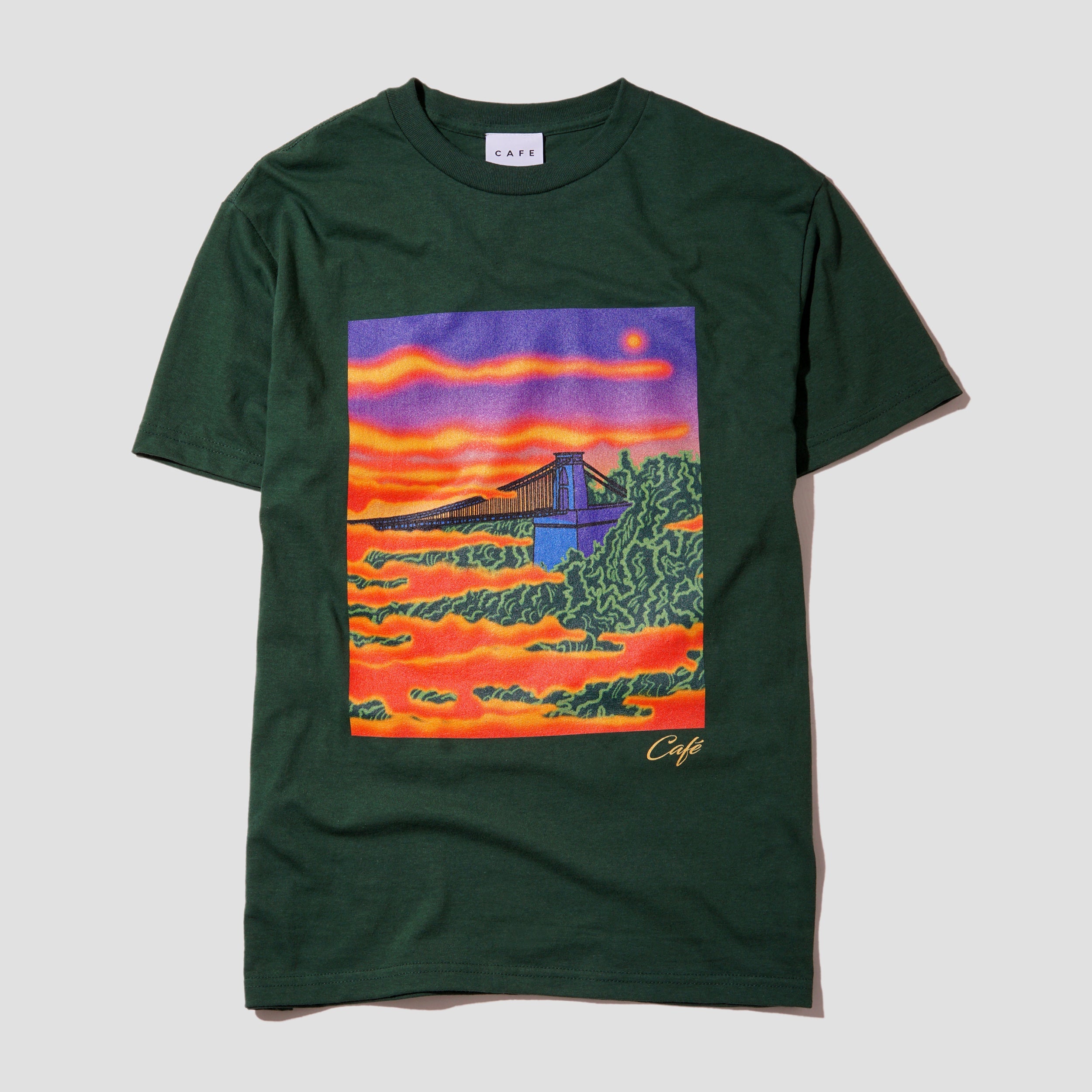 Skateboard Cafe Clifton T-Shirt Forest Green