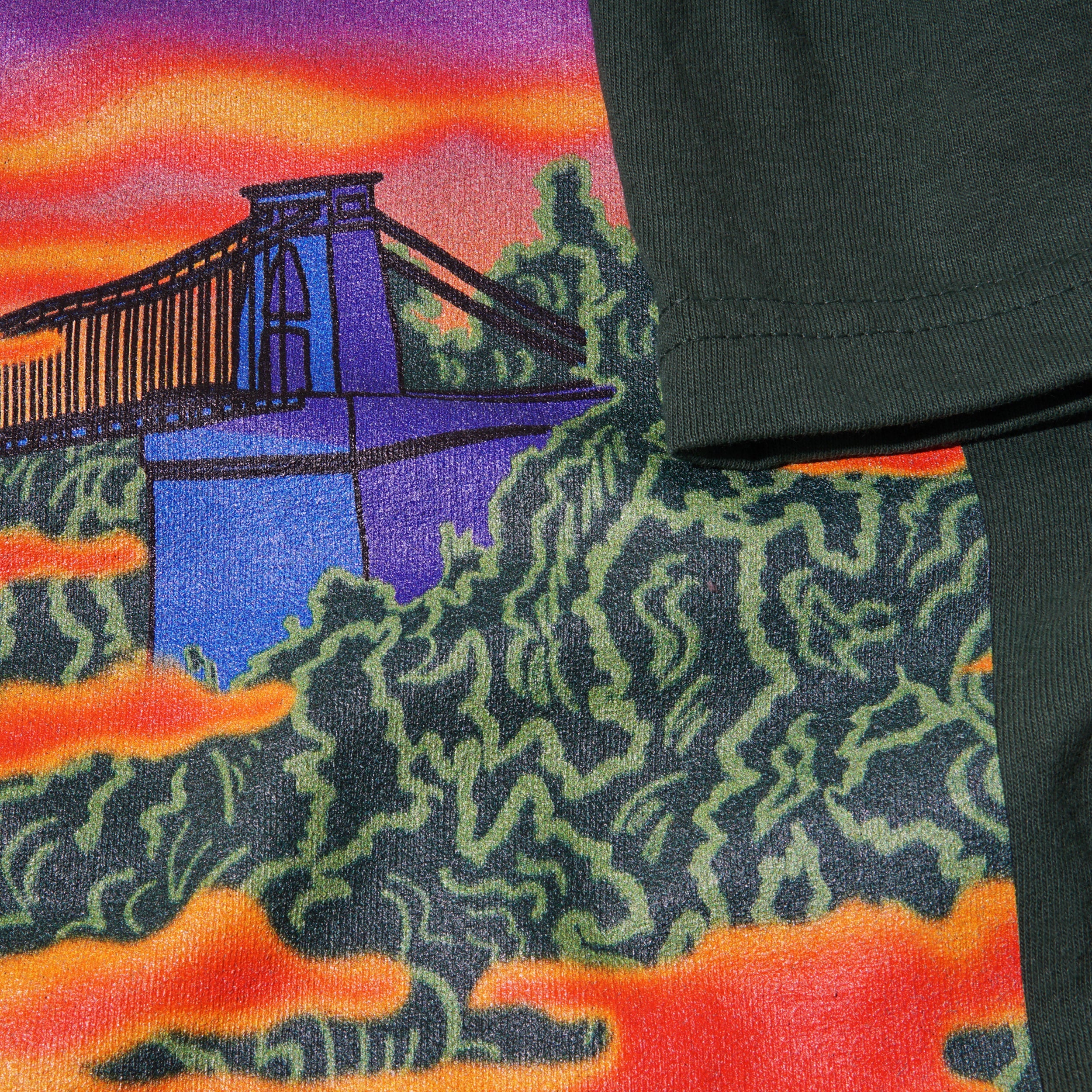 Skateboard Cafe Clifton T-Shirt Forest Green