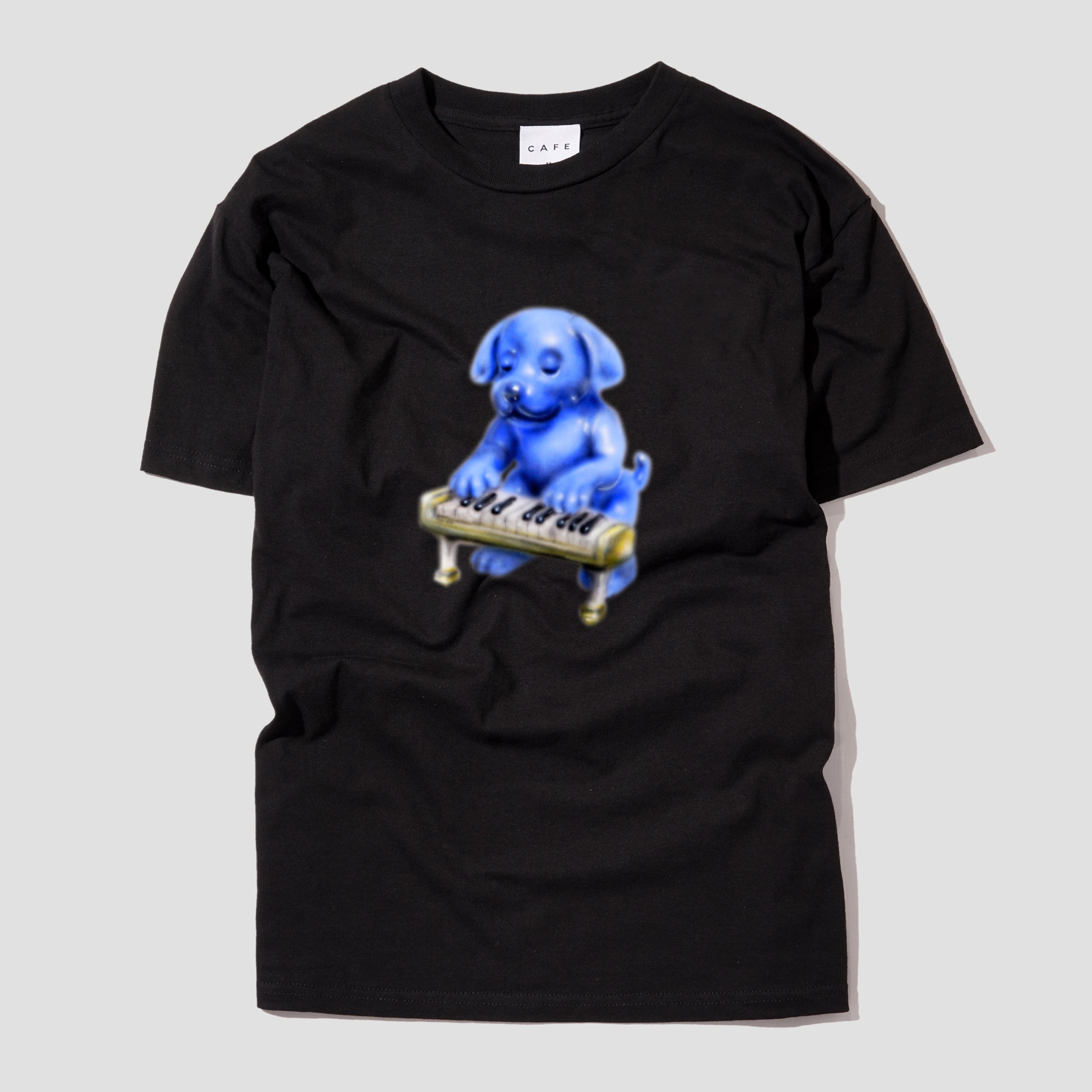 Skateboard Cafe Keyboard T-Shirt Black