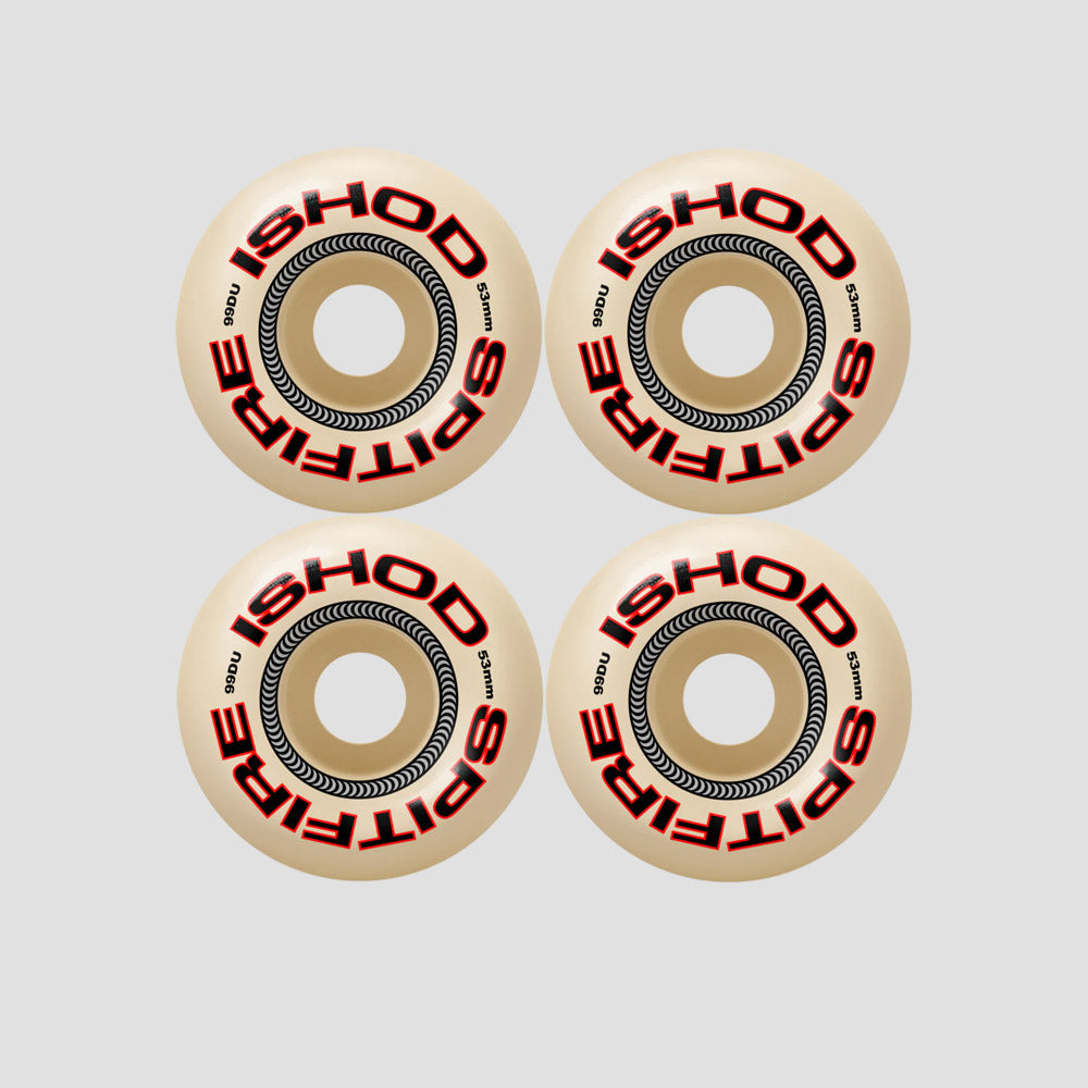 Spitfire 53mm F4 99DU Ishod Lock-In Classic Skateboard Wheels