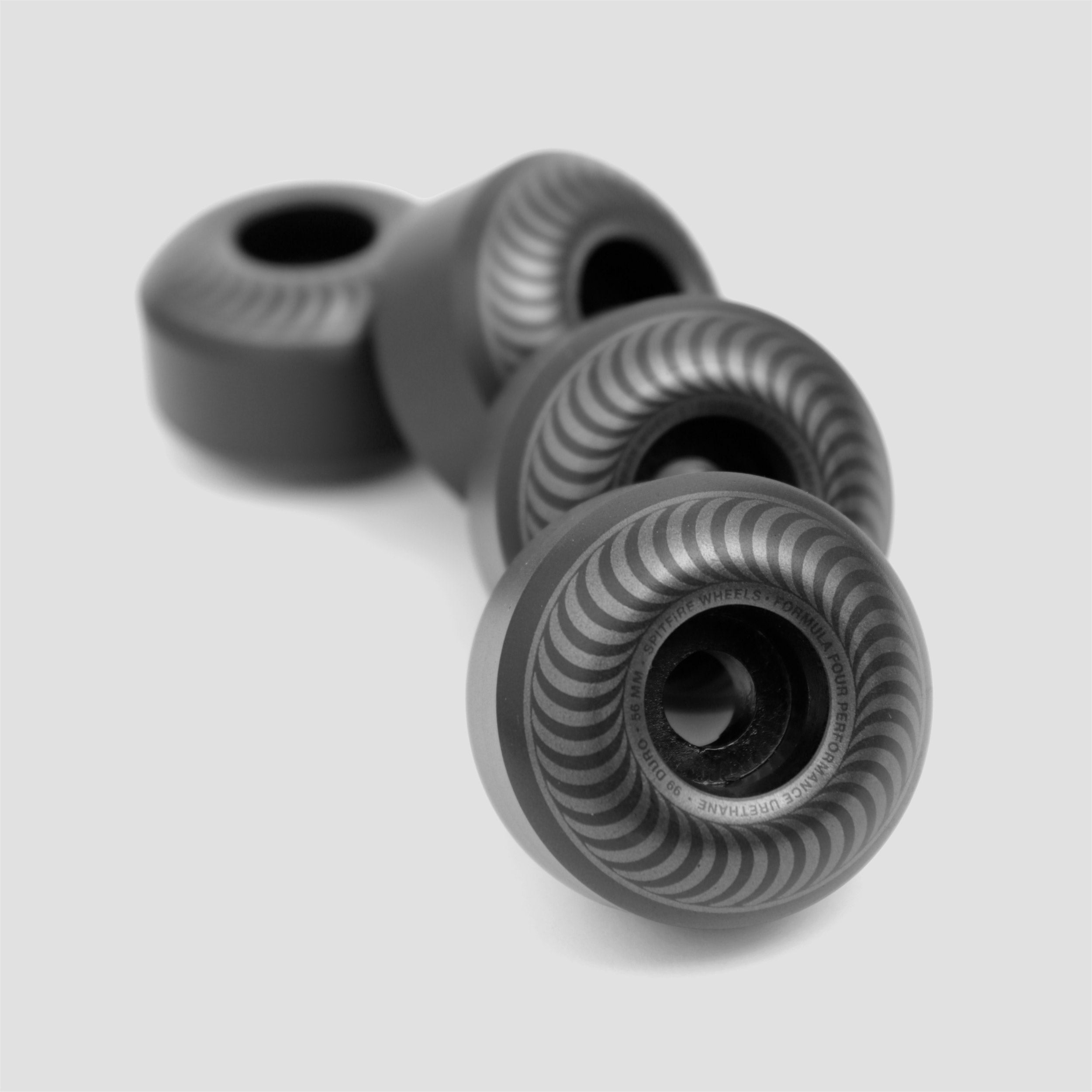 Spitfire 56mm F4 99 Classic Skateboard Wheels Black / Black