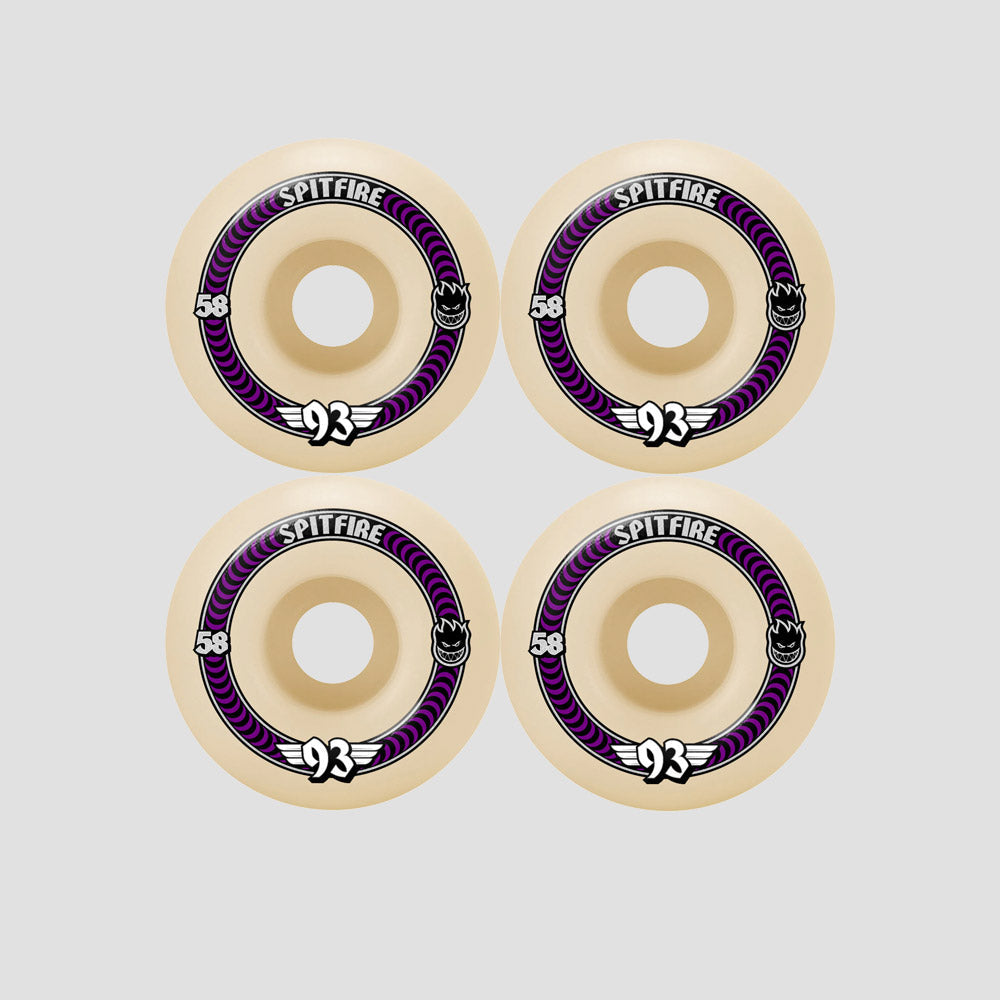 Spitfire 58mm F4 93DU Classics Skateboard Wheels