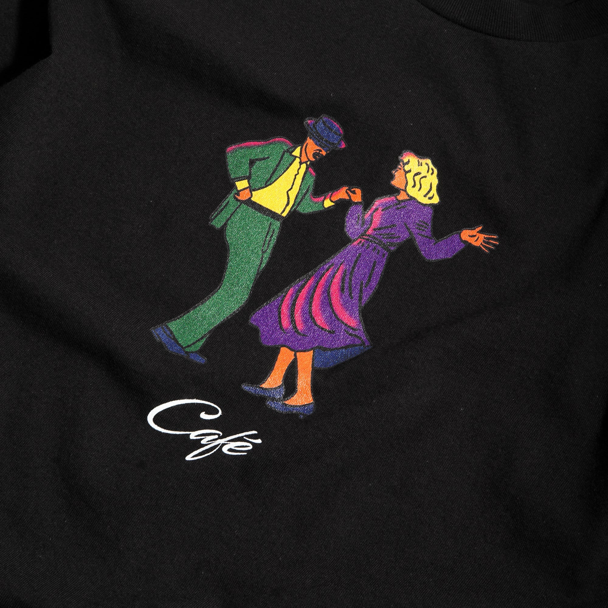 Skateboard Cafe Swing T-Shirt Black