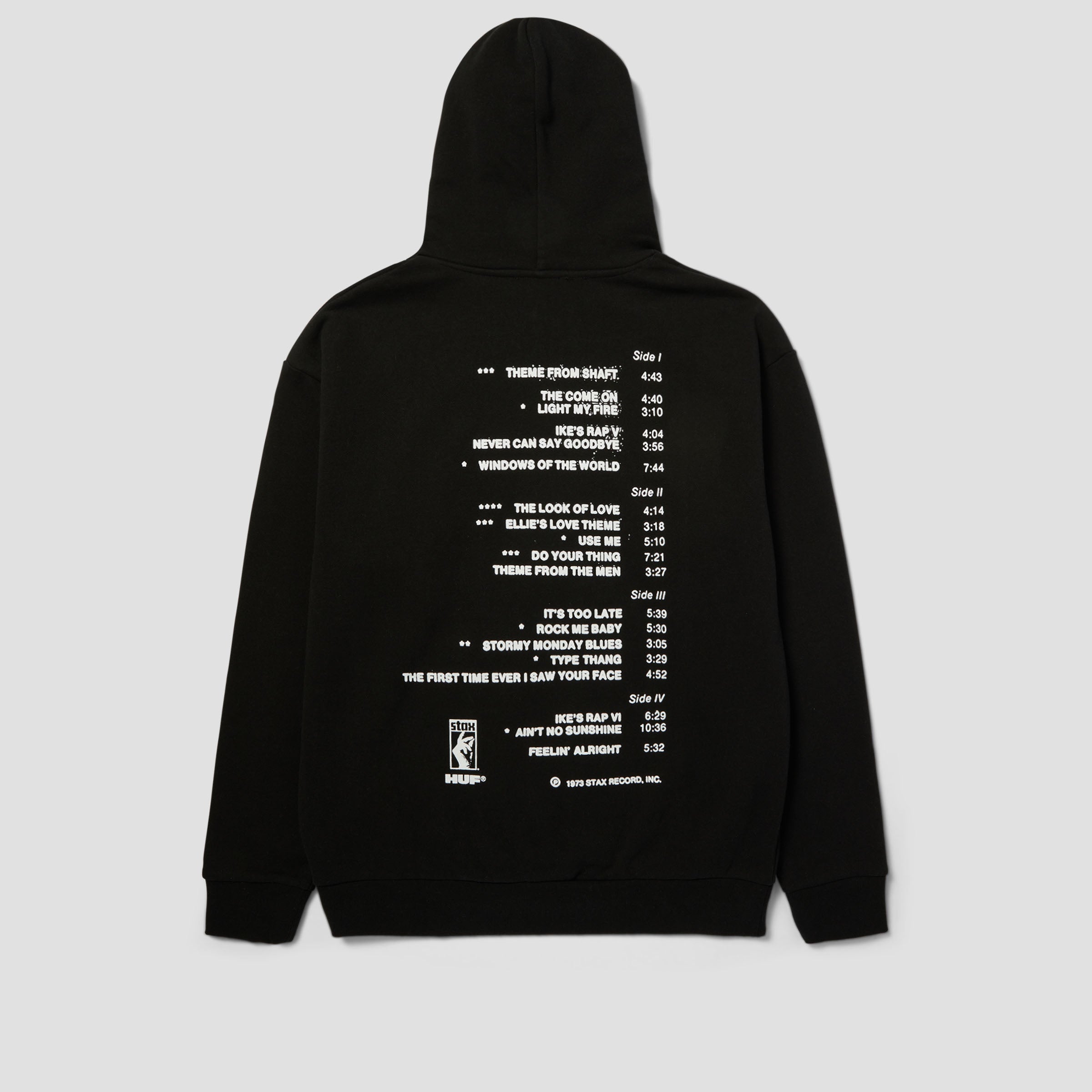 HUF X Isaac Hayes Tahoe Heavyweight Hood Black