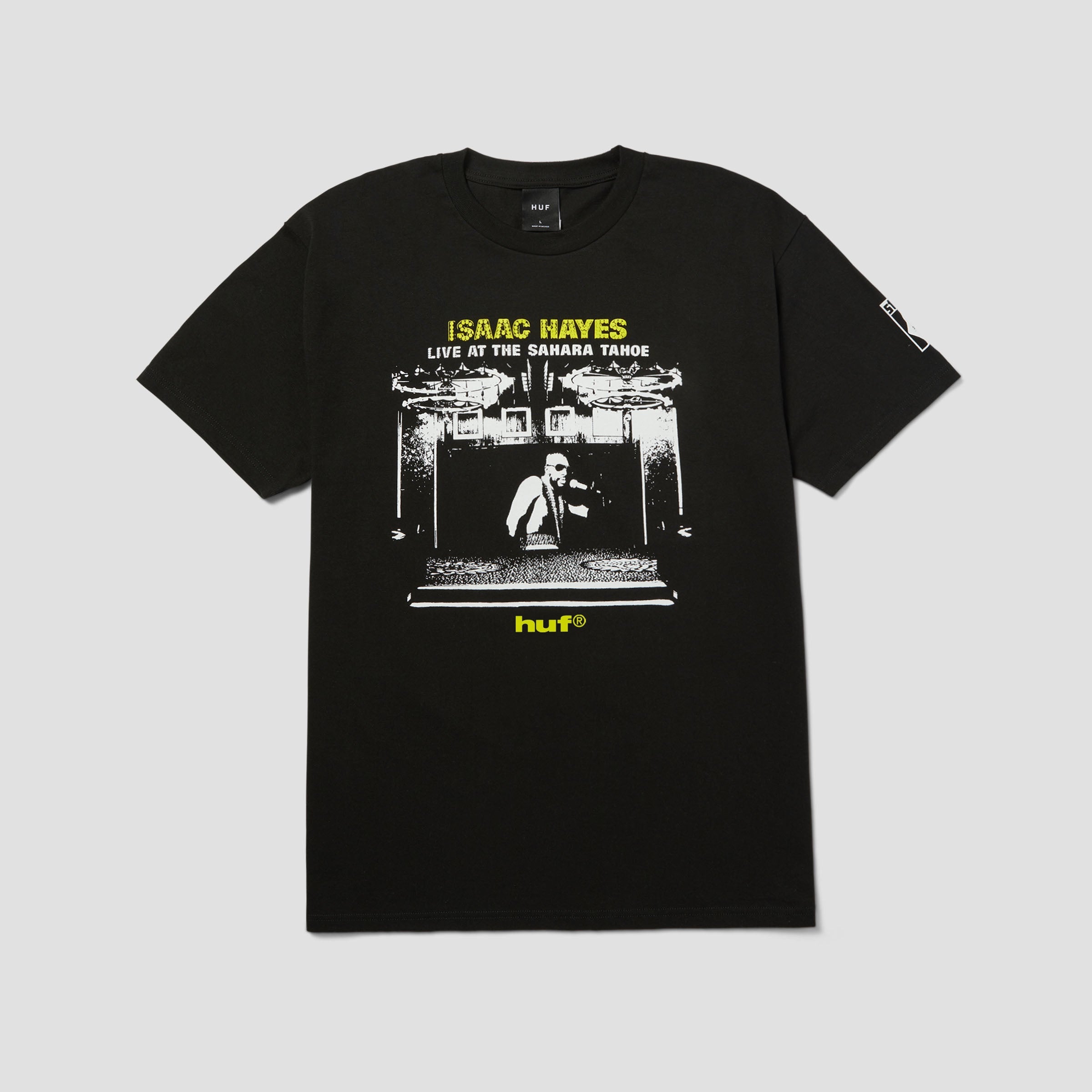 HUF X Isaac Hayes Tahoe Heavyweight T-Shirt Black