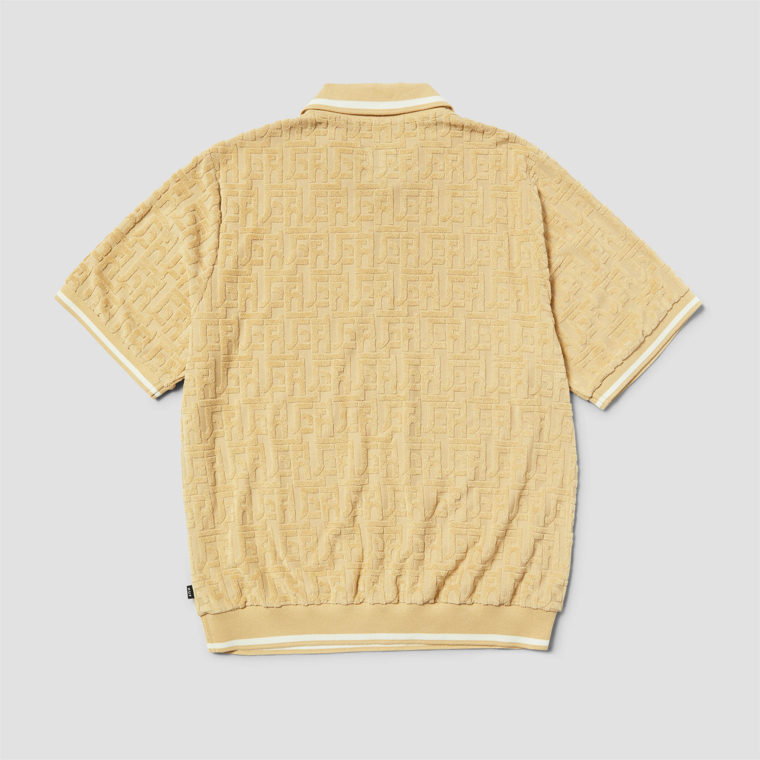Huf Tether Jacquard Shortsleeve Terry Top Twill