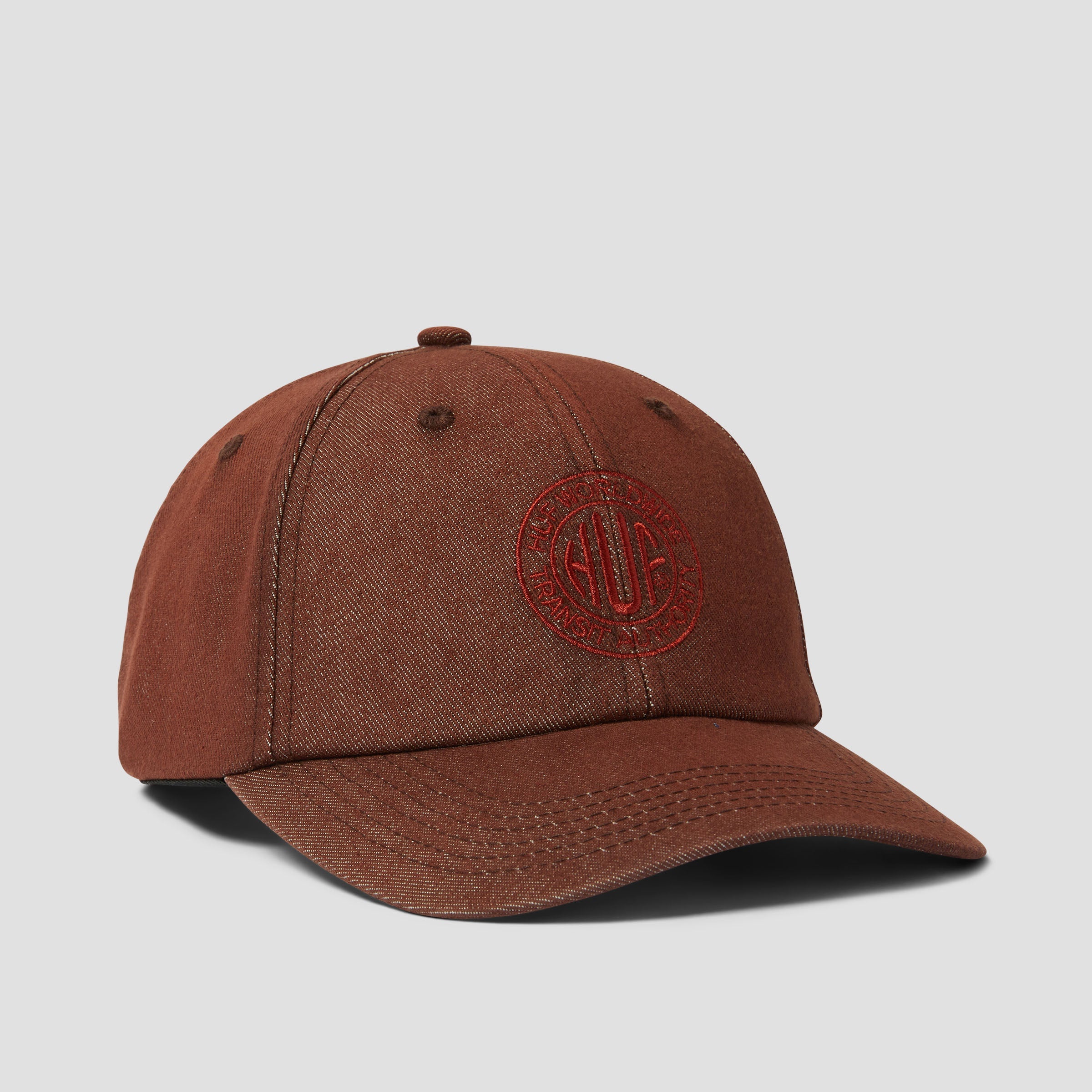 HUF Token 6 Panel Cv Washed Hat Brick