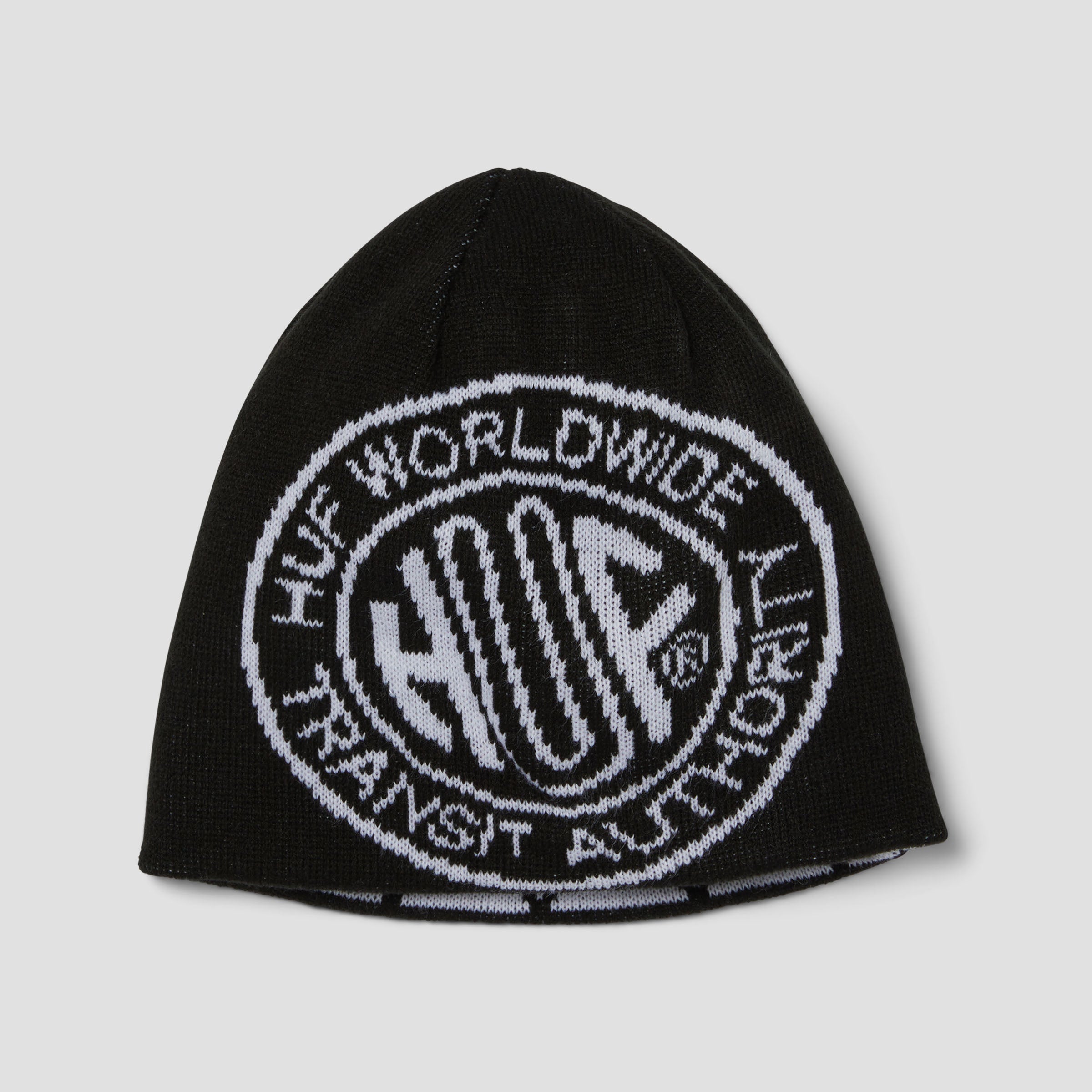 HUF Token Reversible Skull Beanie Black