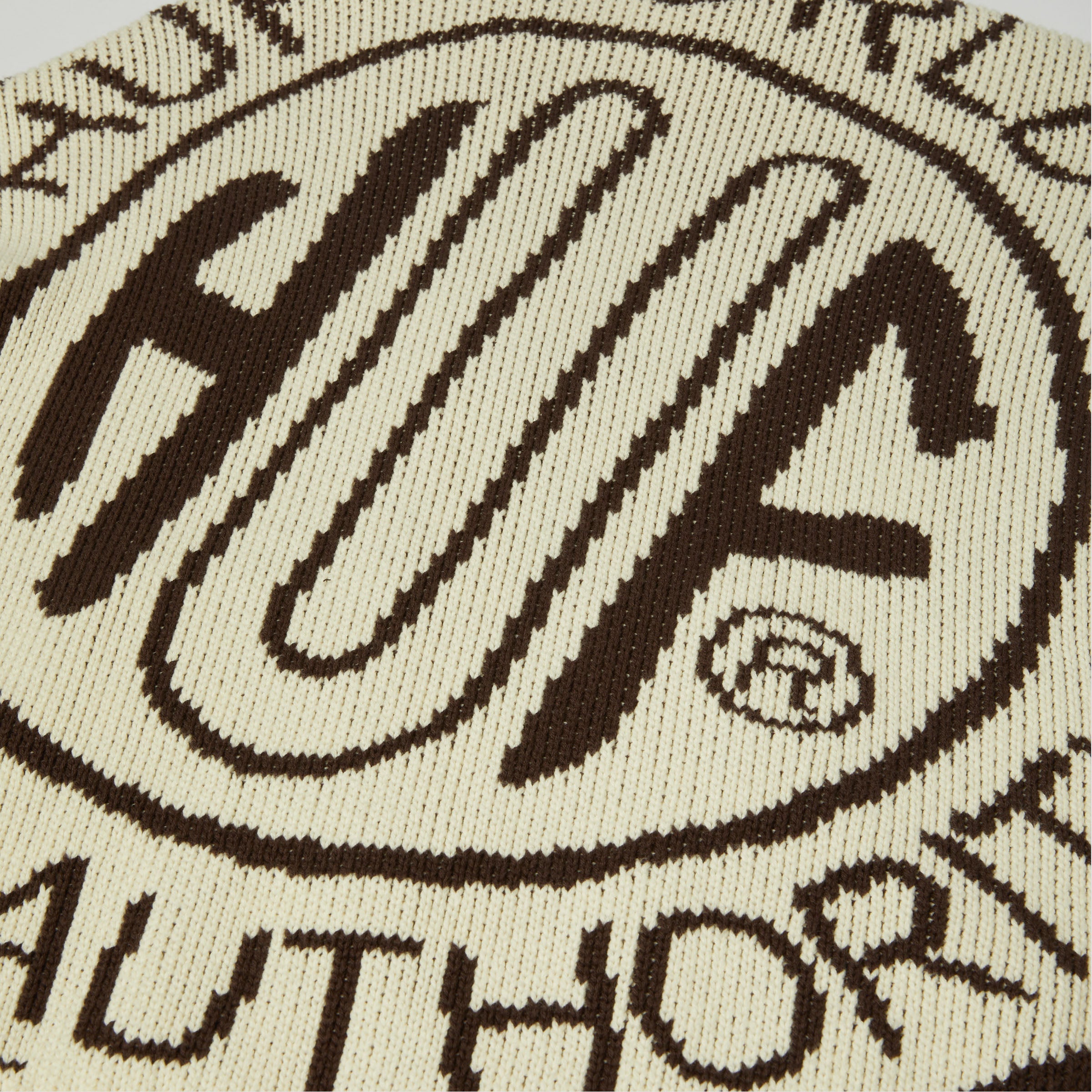 HUF Token Zip Hooded Sweater Crew Bleach